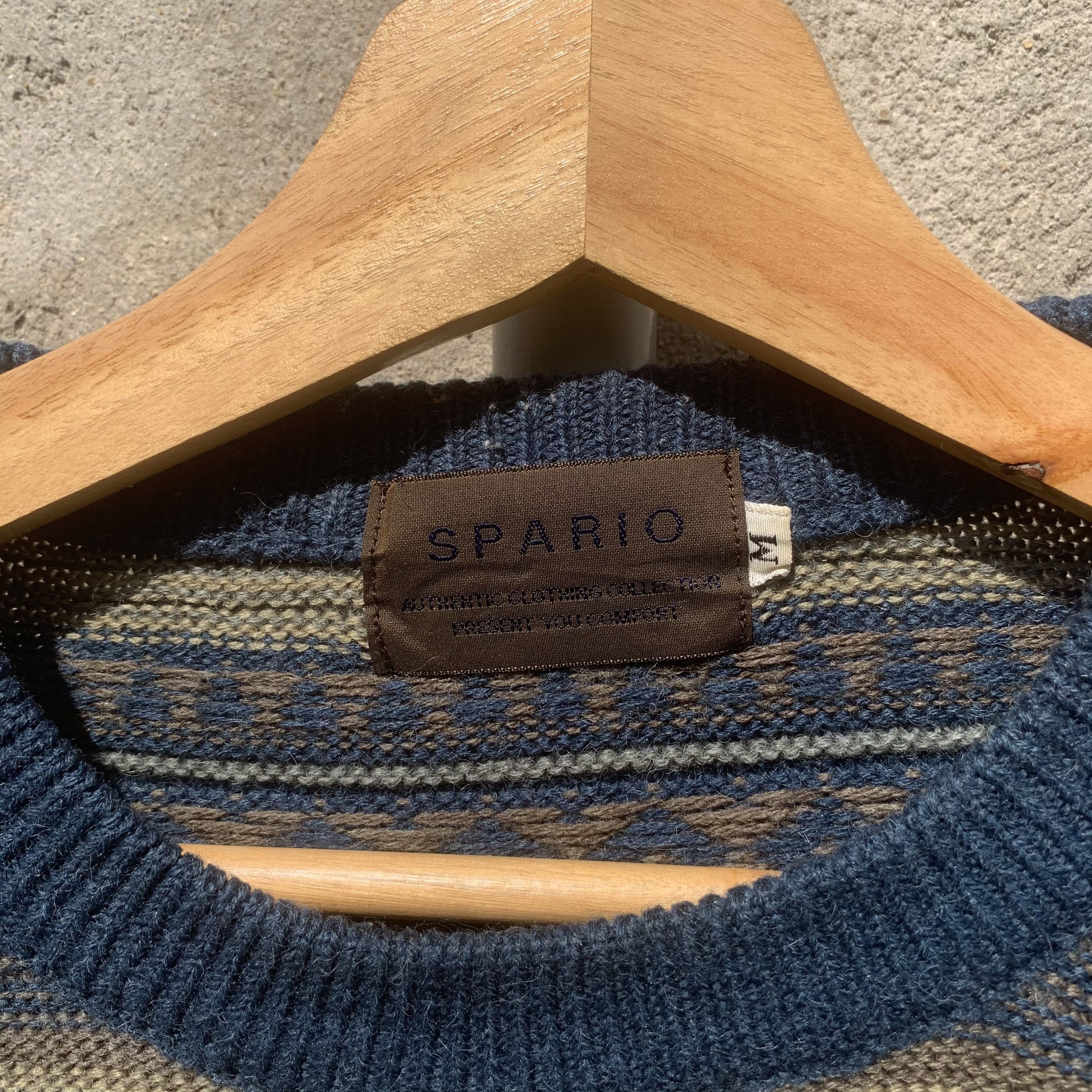 Vintage CYBER WEEK 💥 Vtg SPARIO Classic Arts Pullover Knit Sweater Size US M / EU 48-50 / 2 - 5 Thumbnail
