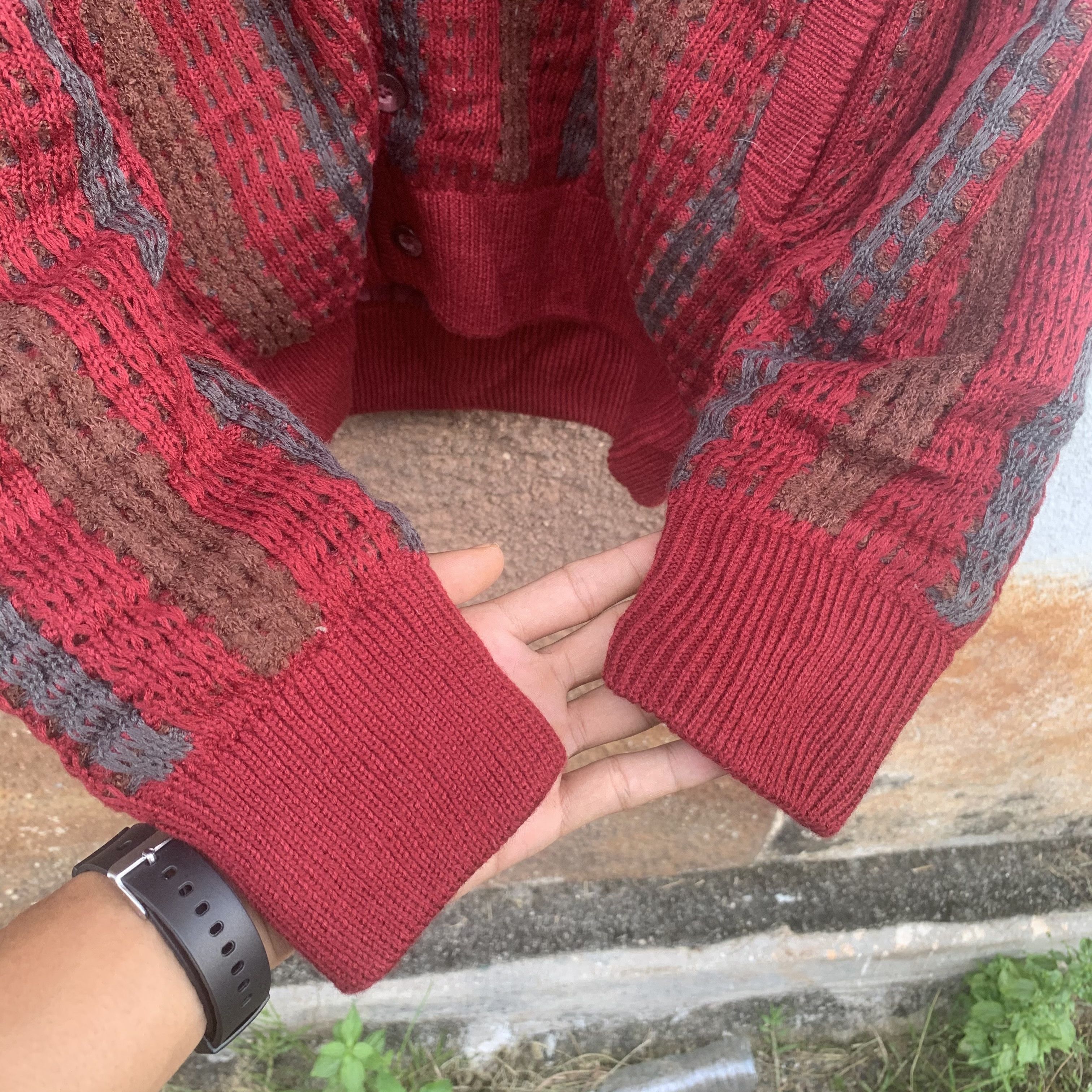 Japanese Brand Vintage Dylan House Button Ups Striped Cardigan Sweater Size US L / EU 52-54 / 3 - 5 Thumbnail