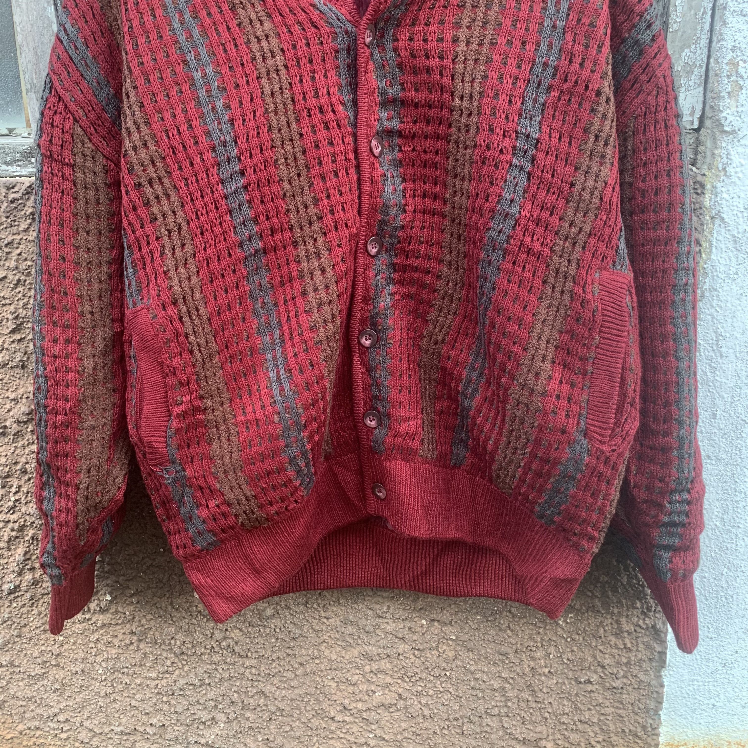 Japanese Brand Vintage Dylan House Button Ups Striped Cardigan Sweater Size US L / EU 52-54 / 3 - 2 Thumbnail