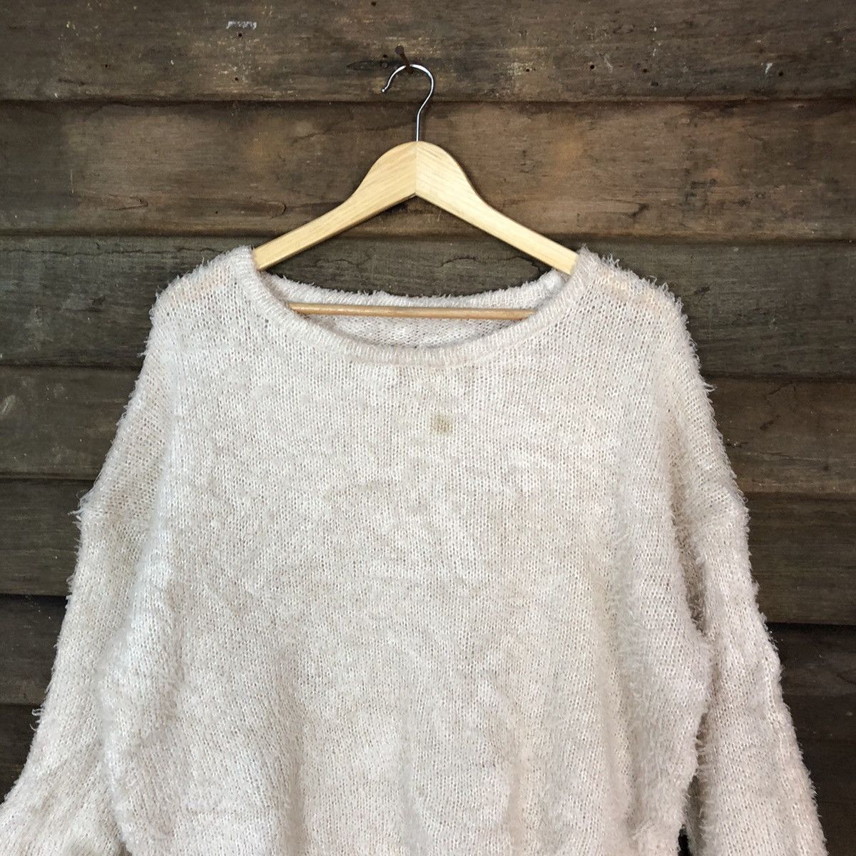 Japanese Brand Japan Shag Shaggy Fur Mohair Knitwear #6977 Size L / US 10 / IT 46 - 2 Thumbnail