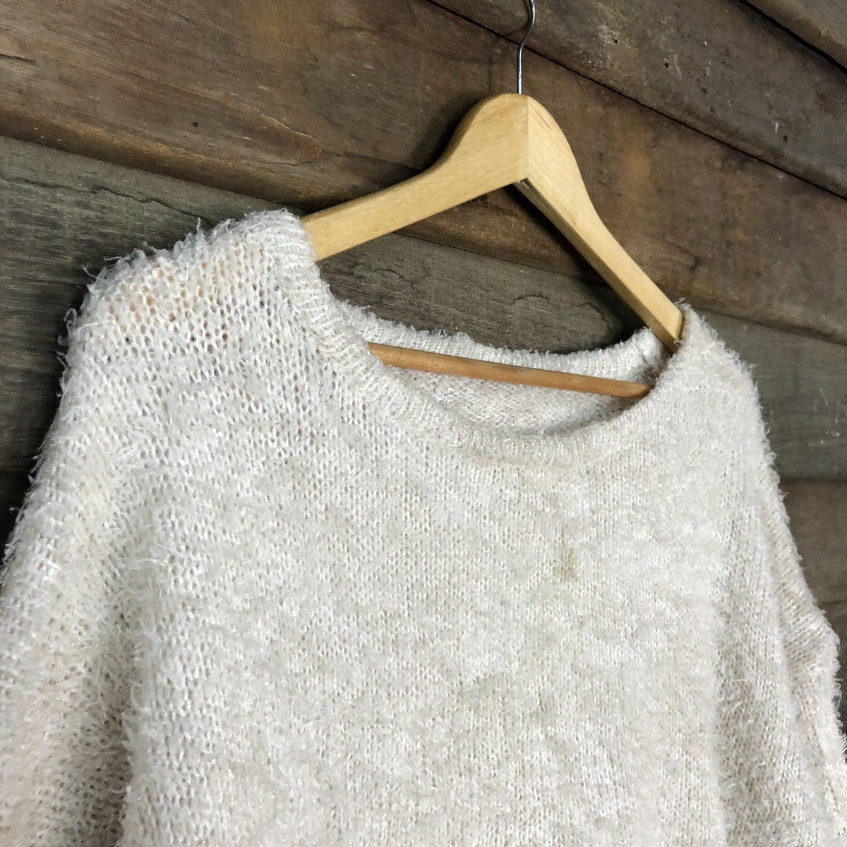 Japanese Brand Japan Shag Shaggy Fur Mohair Knitwear #6977 Size L / US 10 / IT 46 - 6 Thumbnail