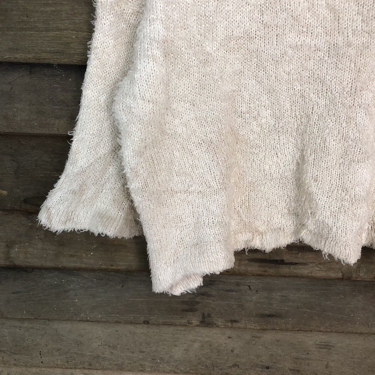 Japanese Brand Japan Shag Shaggy Fur Mohair Knitwear #6977 Size L / US 10 / IT 46 - 4 Thumbnail