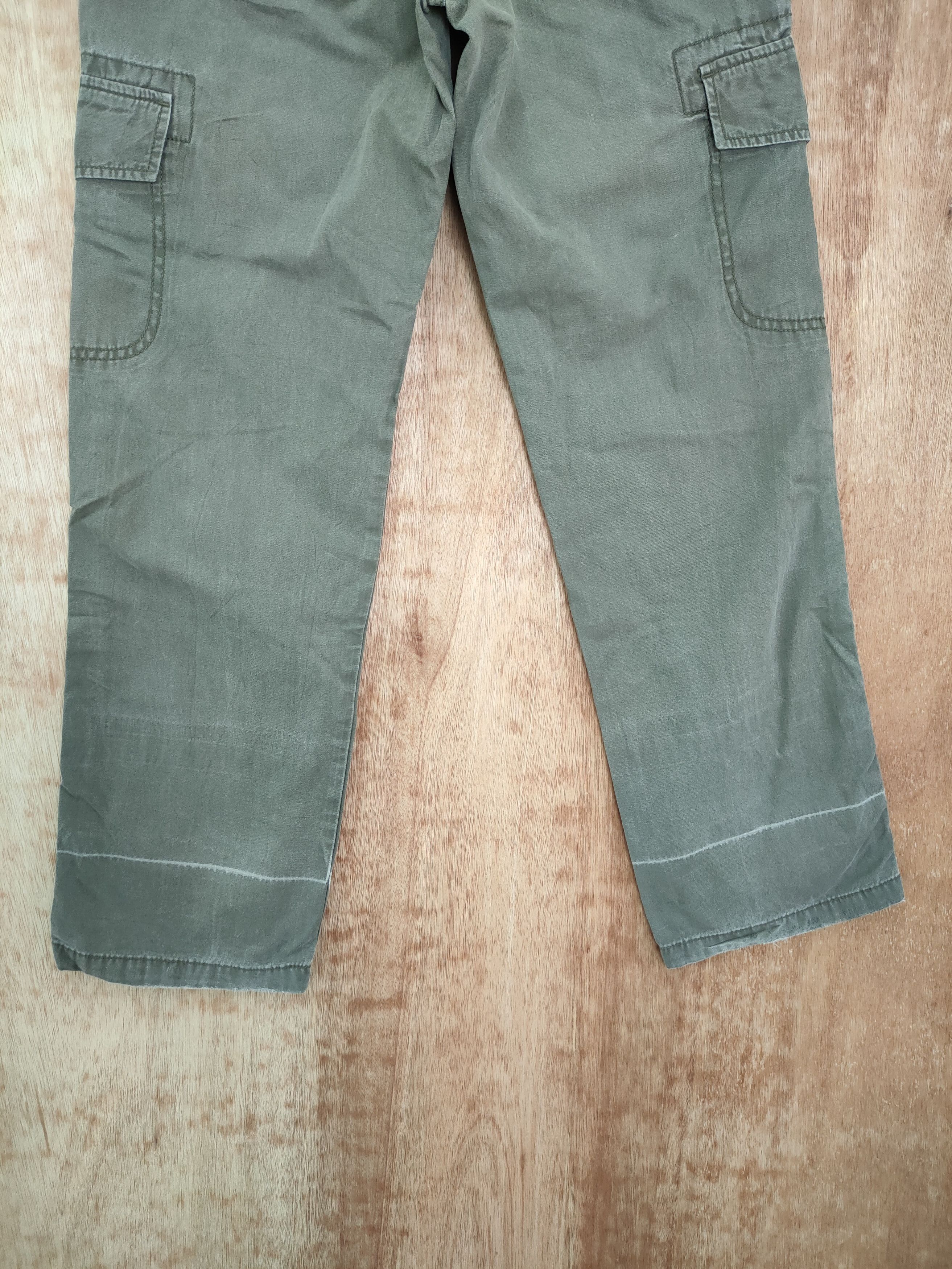 Japanese Brand DL Uniqlo size small green japan cargo pants #508 Size 25" / US 0 / IT 36 - 7 Thumbnail