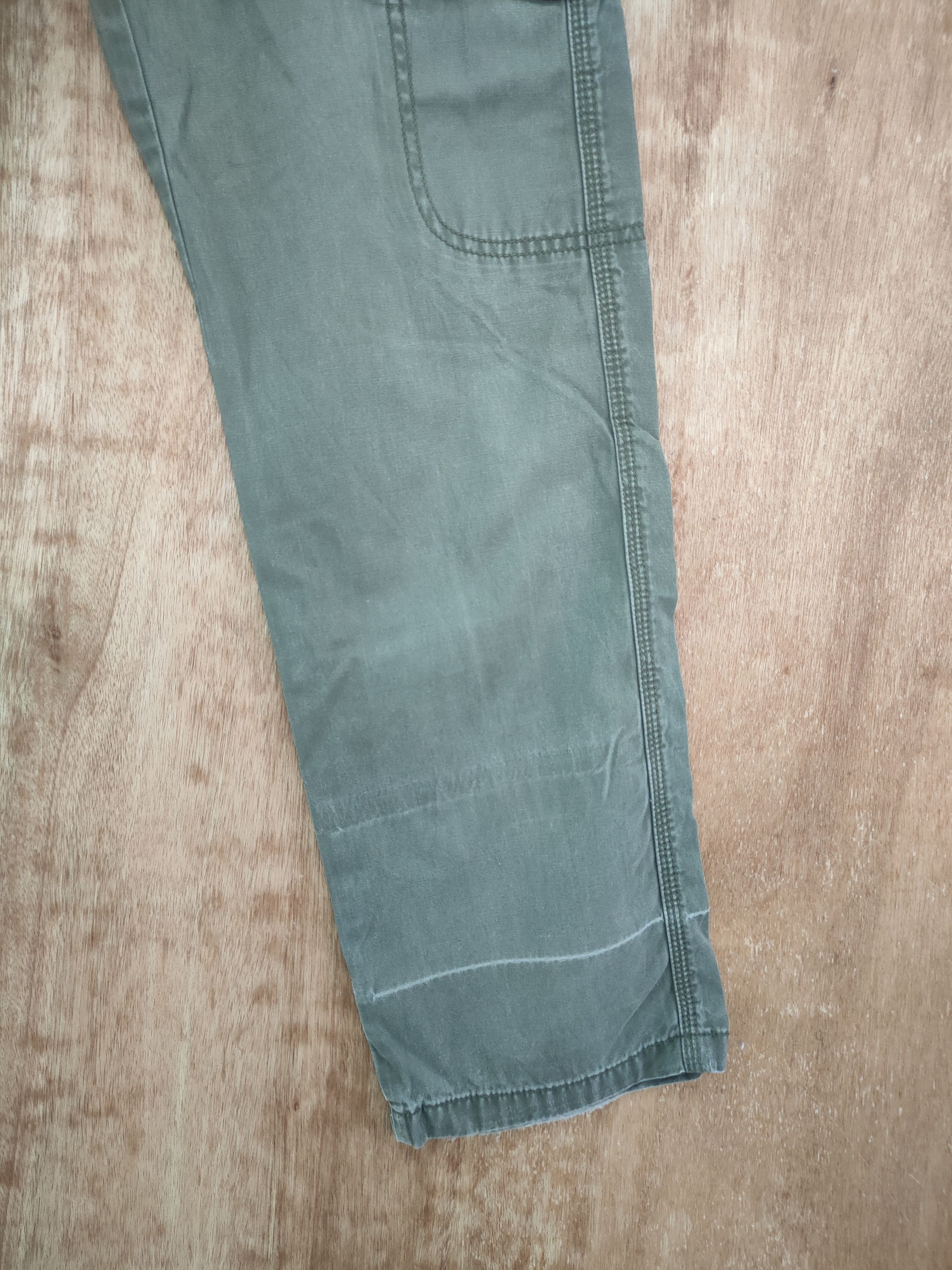 Japanese Brand DL Uniqlo size small green japan cargo pants #508 Size 25" / US 0 / IT 36 - 2 Thumbnail