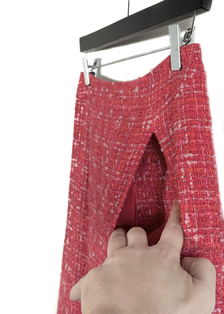 Chanel Chanel 06P Look 15 Red Tweed Skirt Size 27" / US 4 / IT 40 - 3 Thumbnail