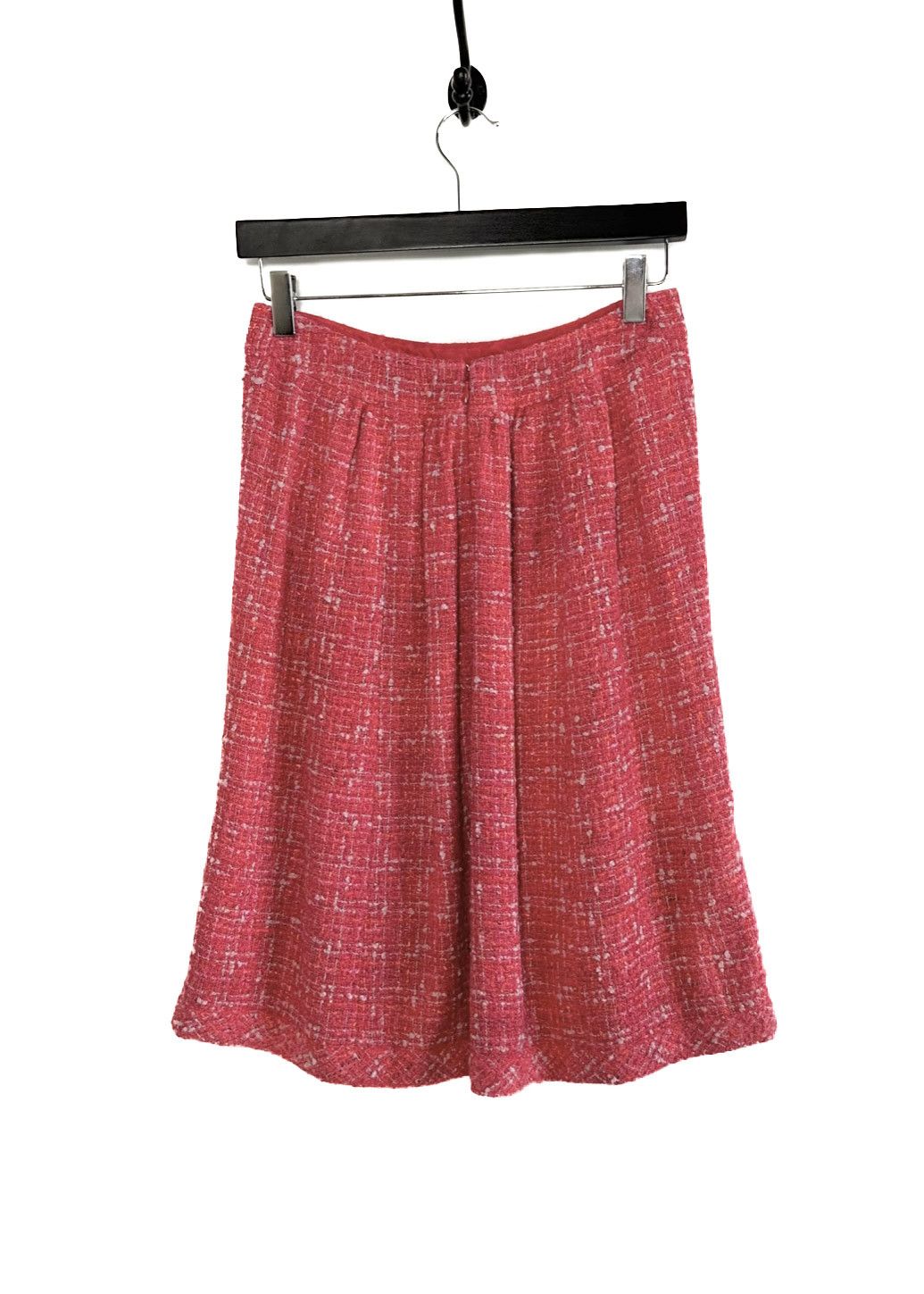 Chanel Chanel 06P Look 15 Red Tweed Skirt Size 27" / US 4 / IT 40 - 4 Thumbnail