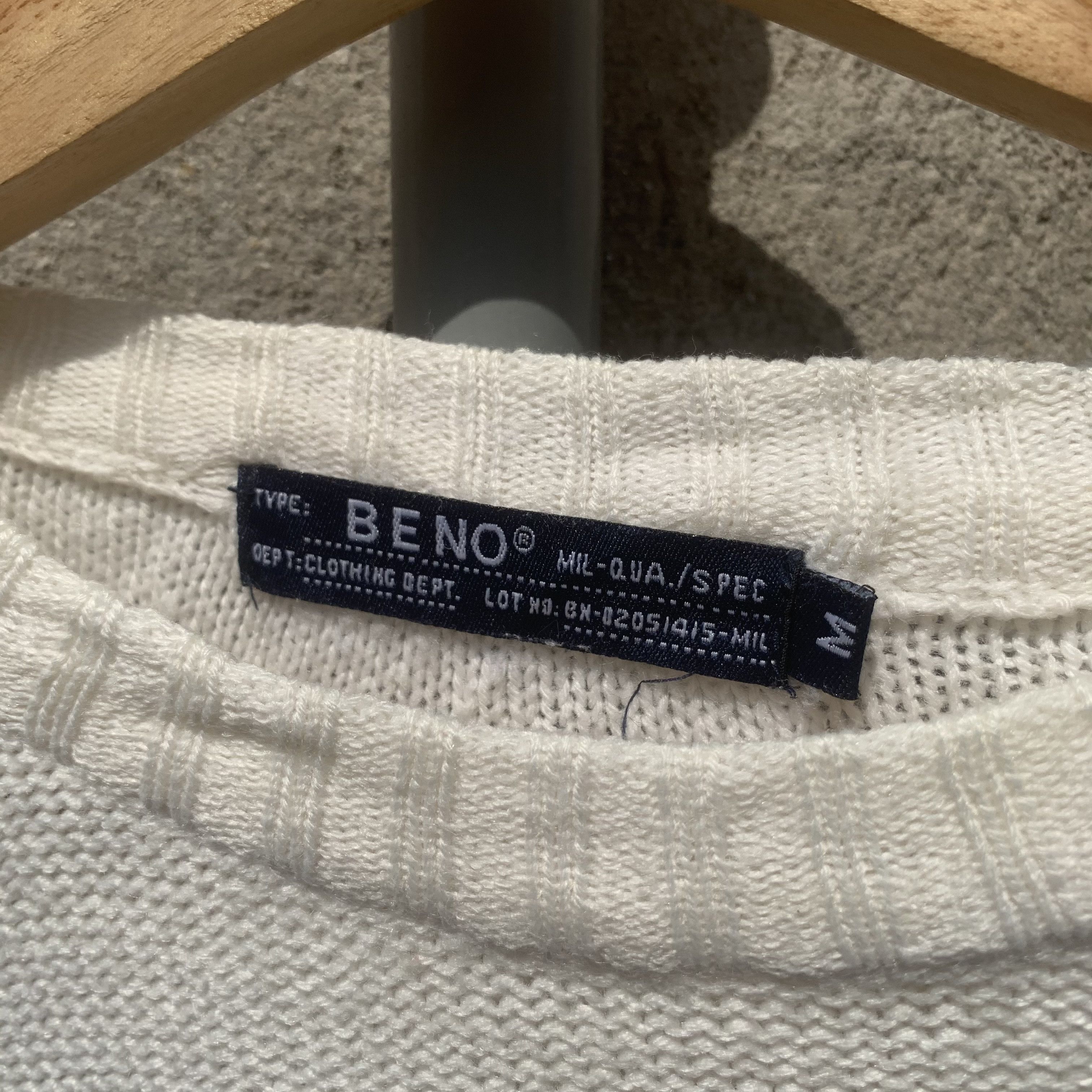 Aran Isles Knitwear CYBER WEEK💥 BENO JAPAN Honeycomb Knit Pullover Knit Sweater Size US M / EU 48-50 / 2 - 3 Thumbnail