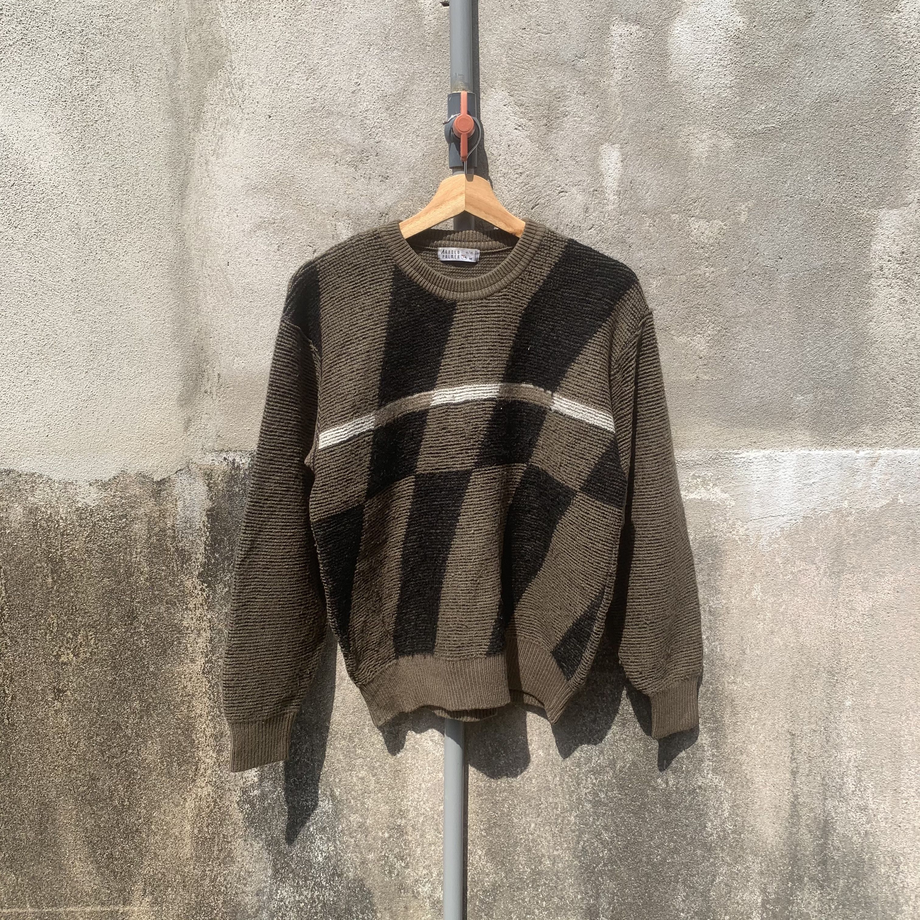 Japanese Brand SICKS ‼️ Vintage ARNOLD PALMER Brioche Knit Jumper Sweater Size US M / EU 48-50 / 2 - 1 Thumbnail