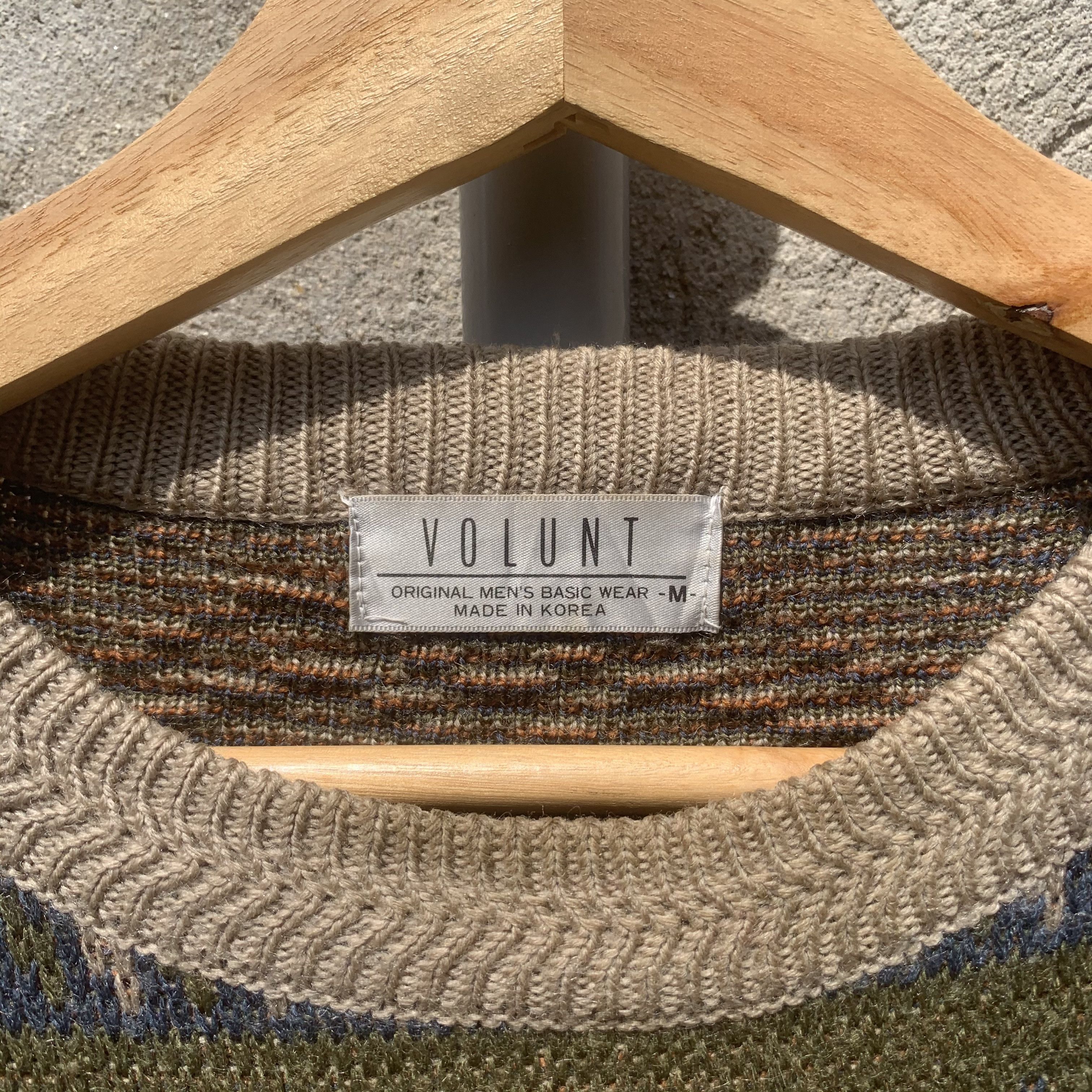 Aran Isles Knitwear Vintage VOLUNT JAPAN Classic Design Honeycomb Knit Sweater Size US M / EU 48-50 / 2 - 5 Thumbnail