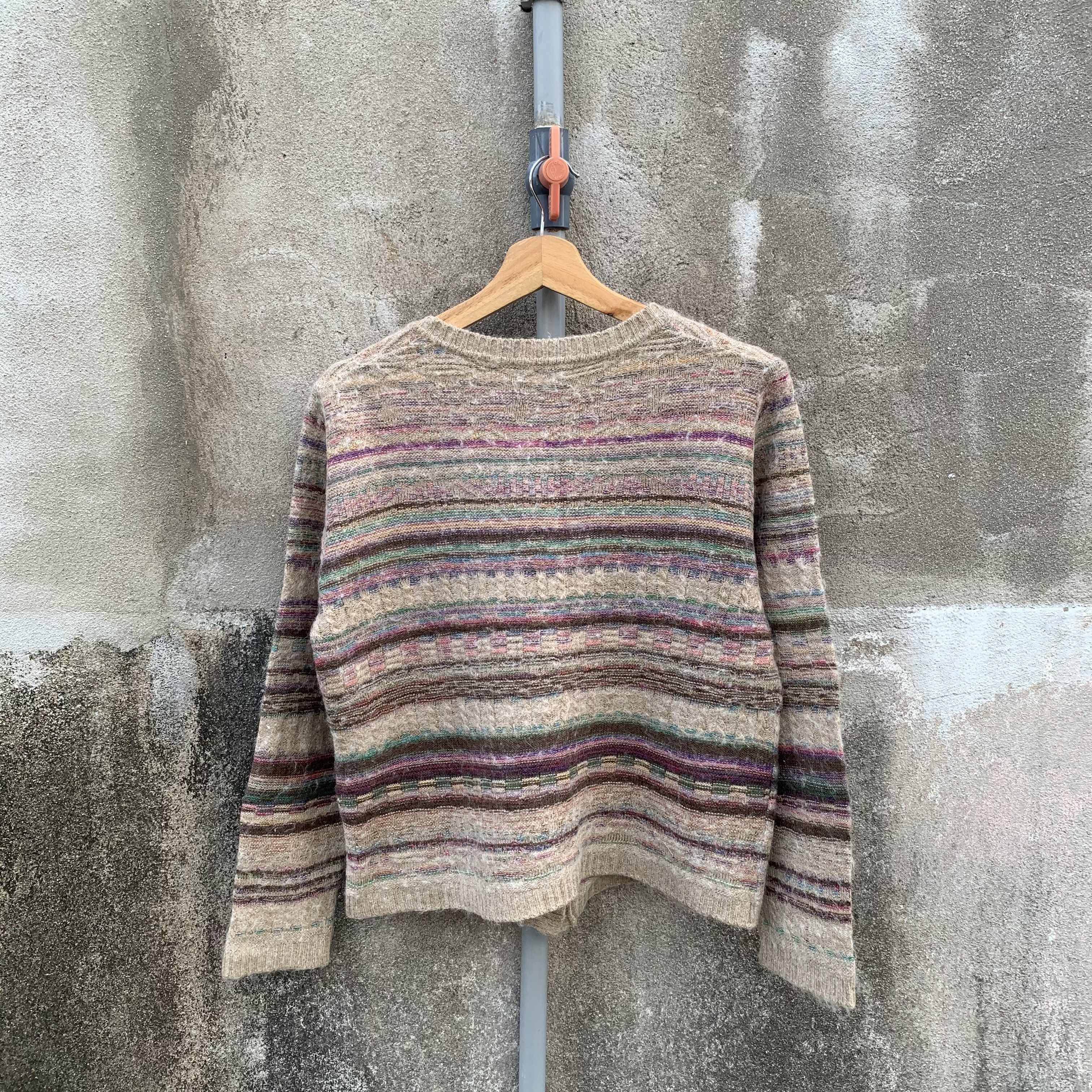 Homespun Knitwear SEND OFFERS 🍁 Knit MOHAIR Full Button Cardigan Crop Sweater Size US S / EU 44-46 / 1 - 6 Thumbnail