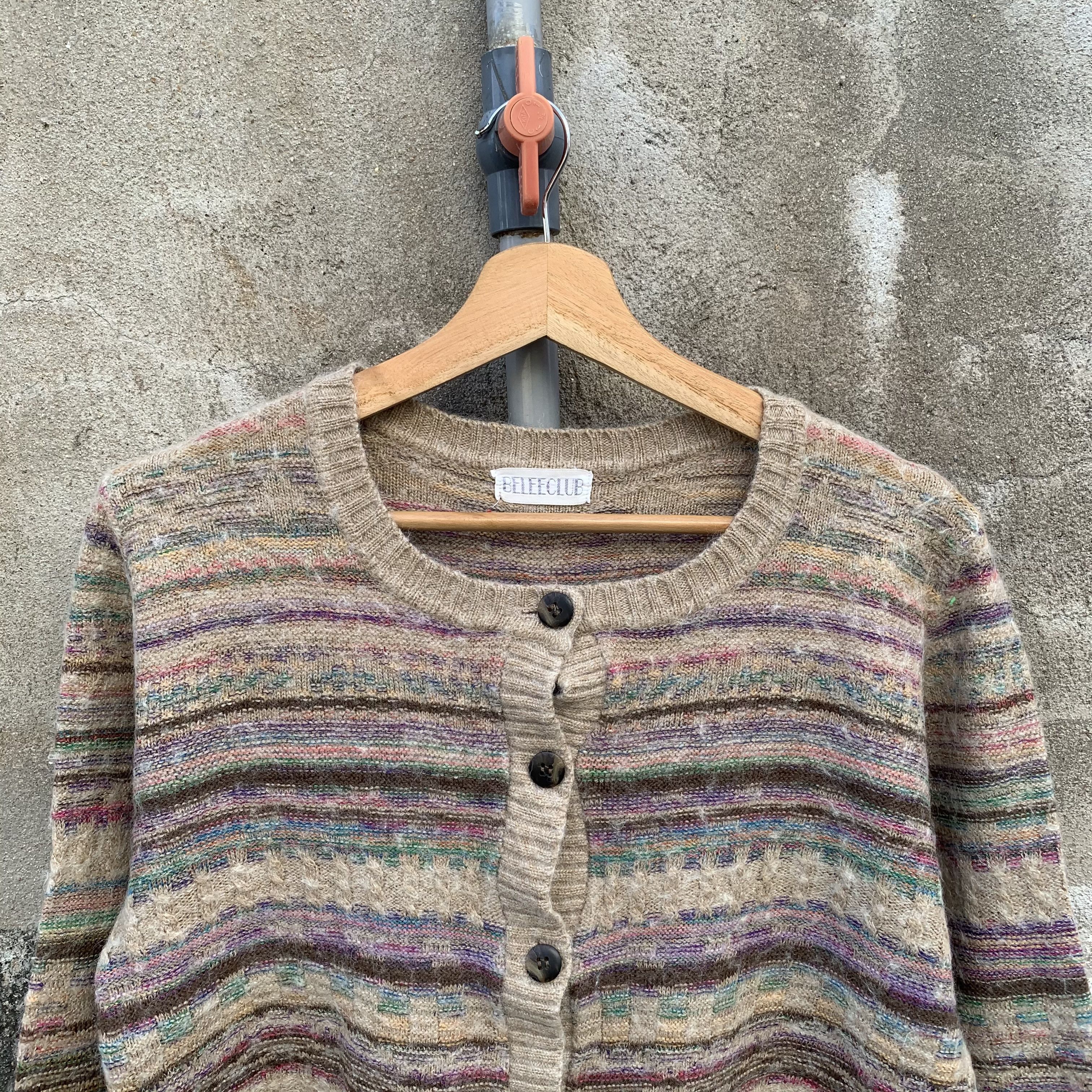 Homespun Knitwear SEND OFFERS 🍁 Knit MOHAIR Full Button Cardigan Crop Sweater Size US S / EU 44-46 / 1 - 2 Thumbnail