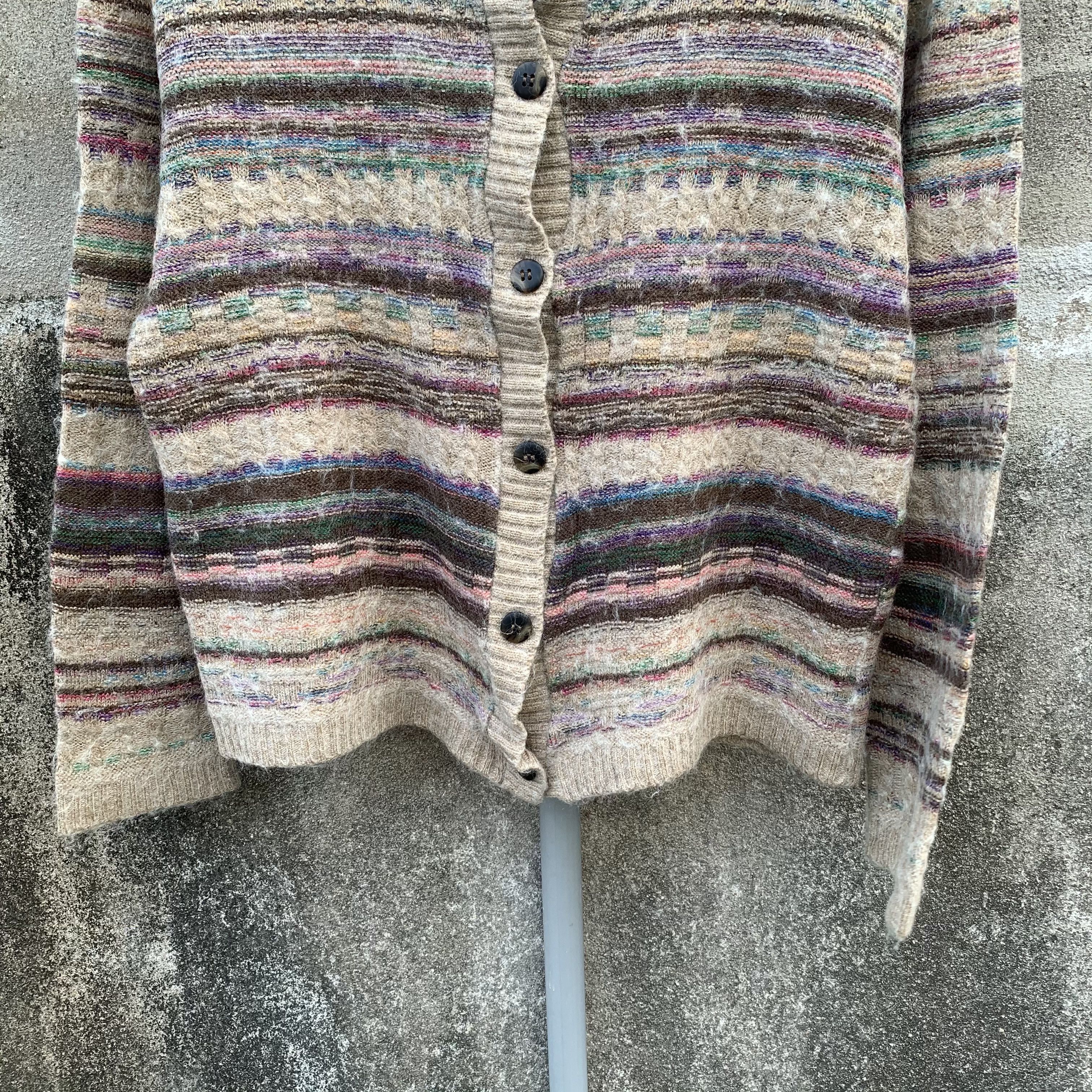 Homespun Knitwear SEND OFFERS 🍁 Knit MOHAIR Full Button Cardigan Crop Sweater Size US S / EU 44-46 / 1 - 4 Thumbnail