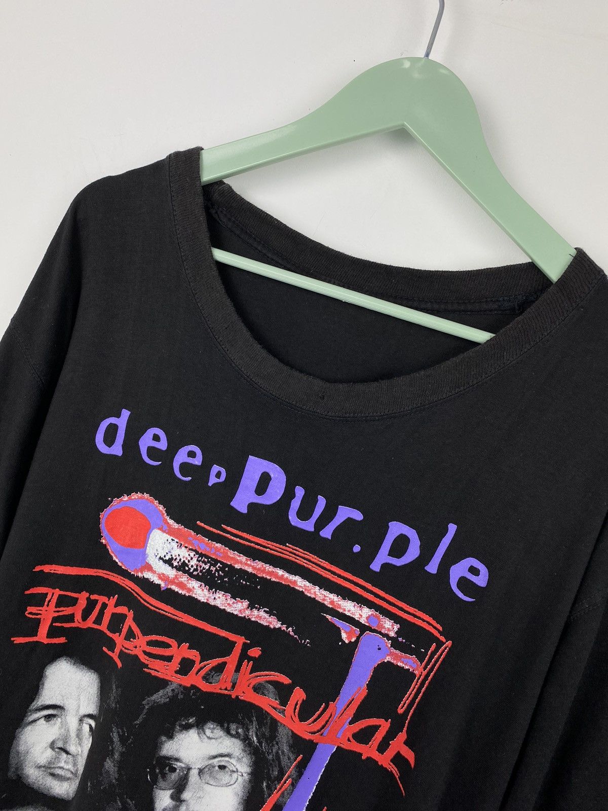 Band Tees Deep Purple Perpendicular T Shirt Tee Led Zeppelin Sabbath Size US L / EU 52-54 / 3 - 2 Thumbnail