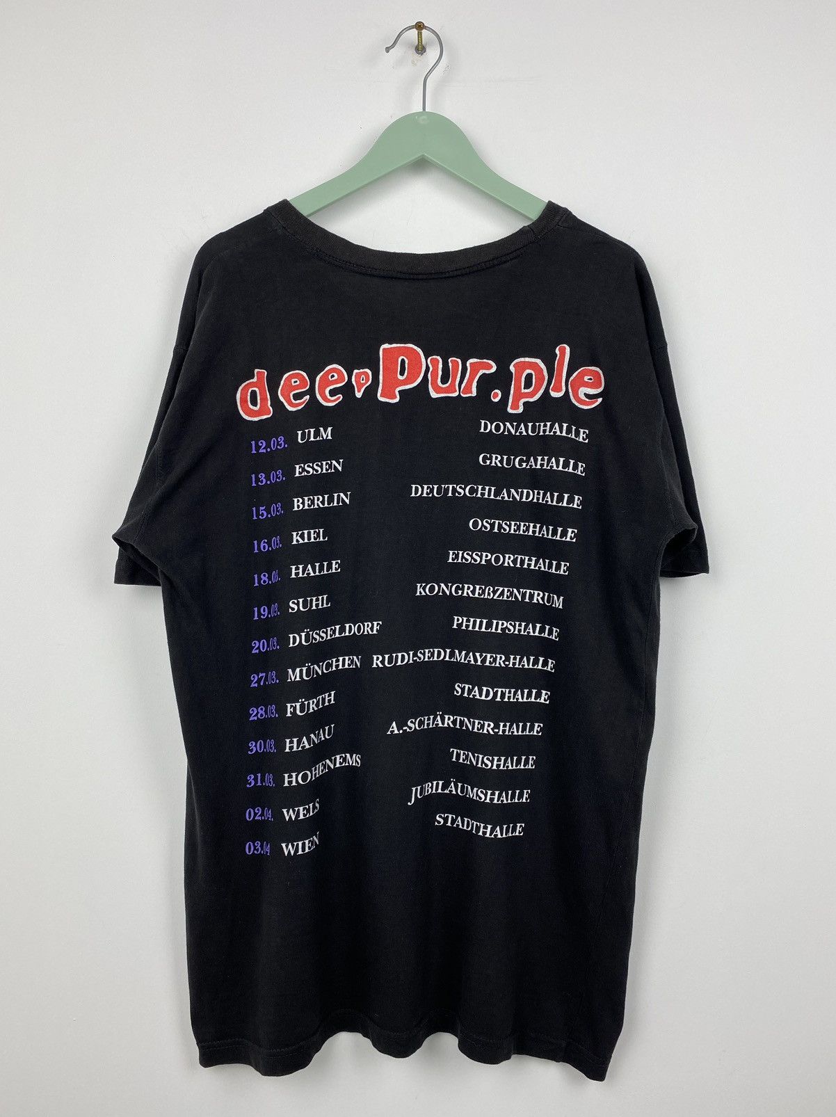Band Tees Deep Purple Perpendicular T Shirt Tee Led Zeppelin Sabbath Size US L / EU 52-54 / 3 - 7 Thumbnail