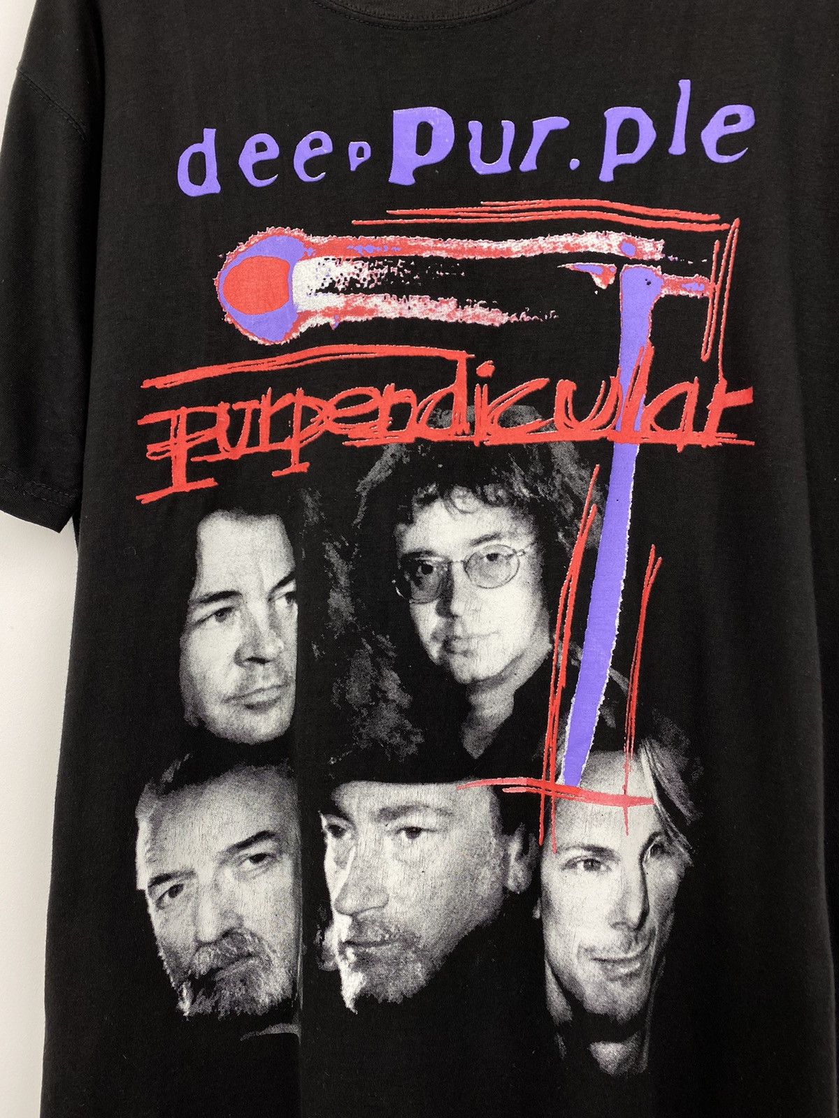 Band Tees Deep Purple Perpendicular T Shirt Tee Led Zeppelin Sabbath Size US L / EU 52-54 / 3 - 3 Thumbnail