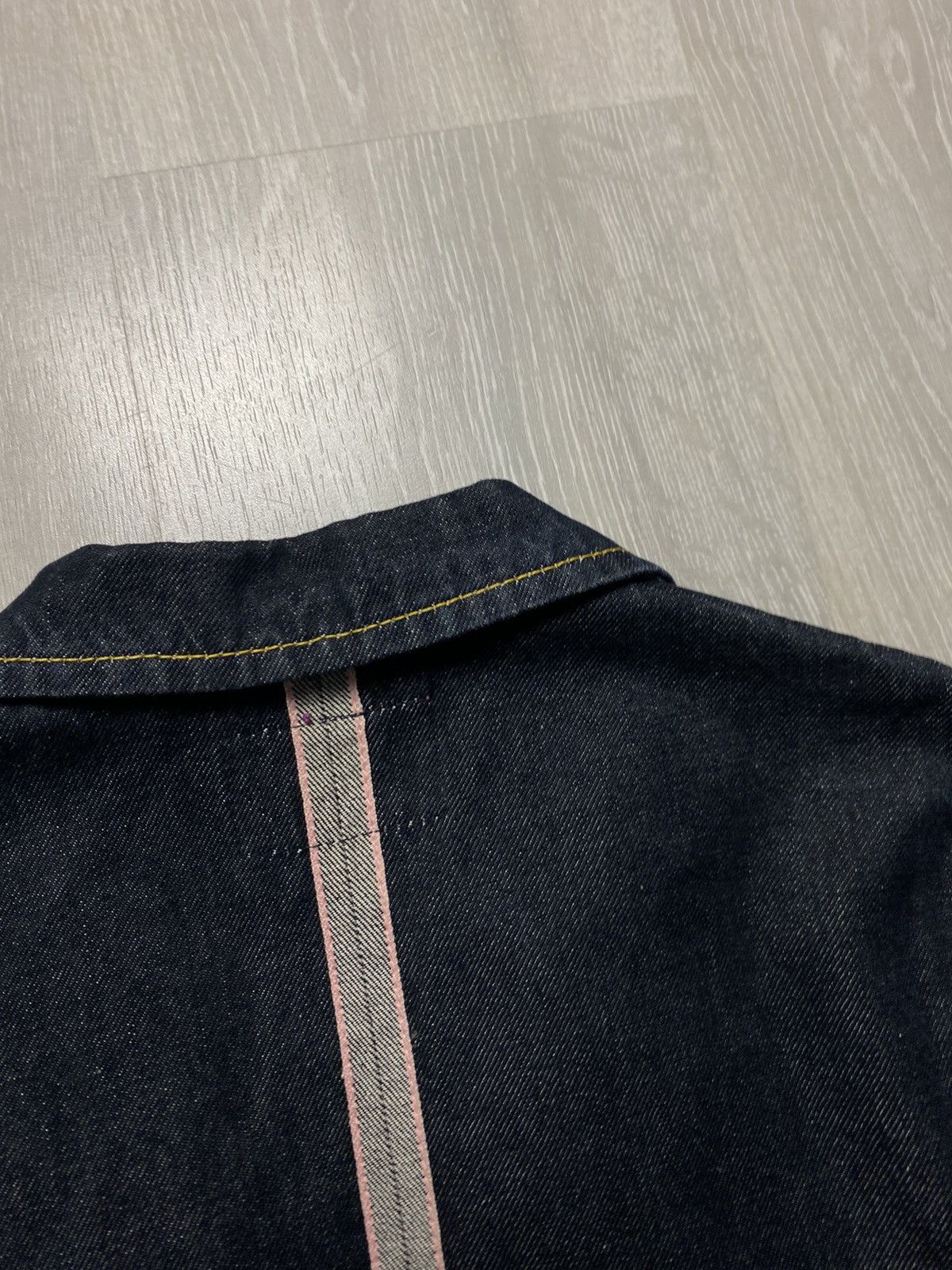 Evisu Evisu denim jacket inside out selvedge vintage black Size L / US 10 / IT 46 - 6 Thumbnail