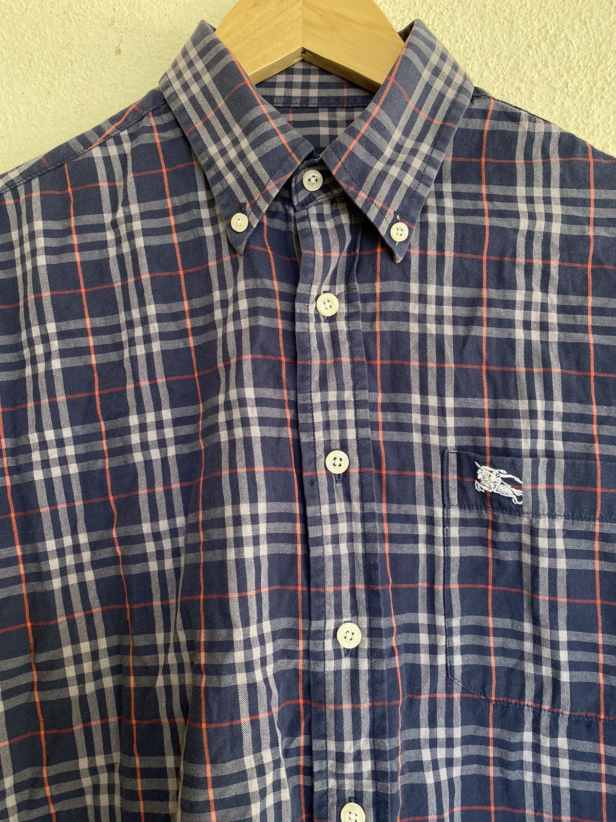 Burberry × Vintage 🔥Rare🔥 Vintage Burberrys Novacheck Shirt Button Up Size US M / EU 48-50 / 2 - 3 Thumbnail