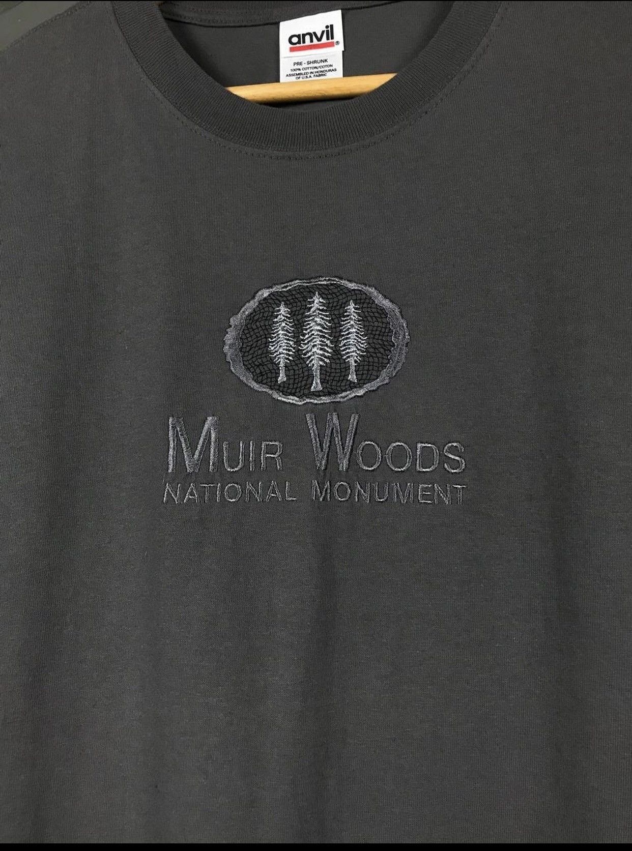 Vintage Muir Woods National Monument American vintage gray tee Size US L / EU 52-54 / 3 - 3 Thumbnail