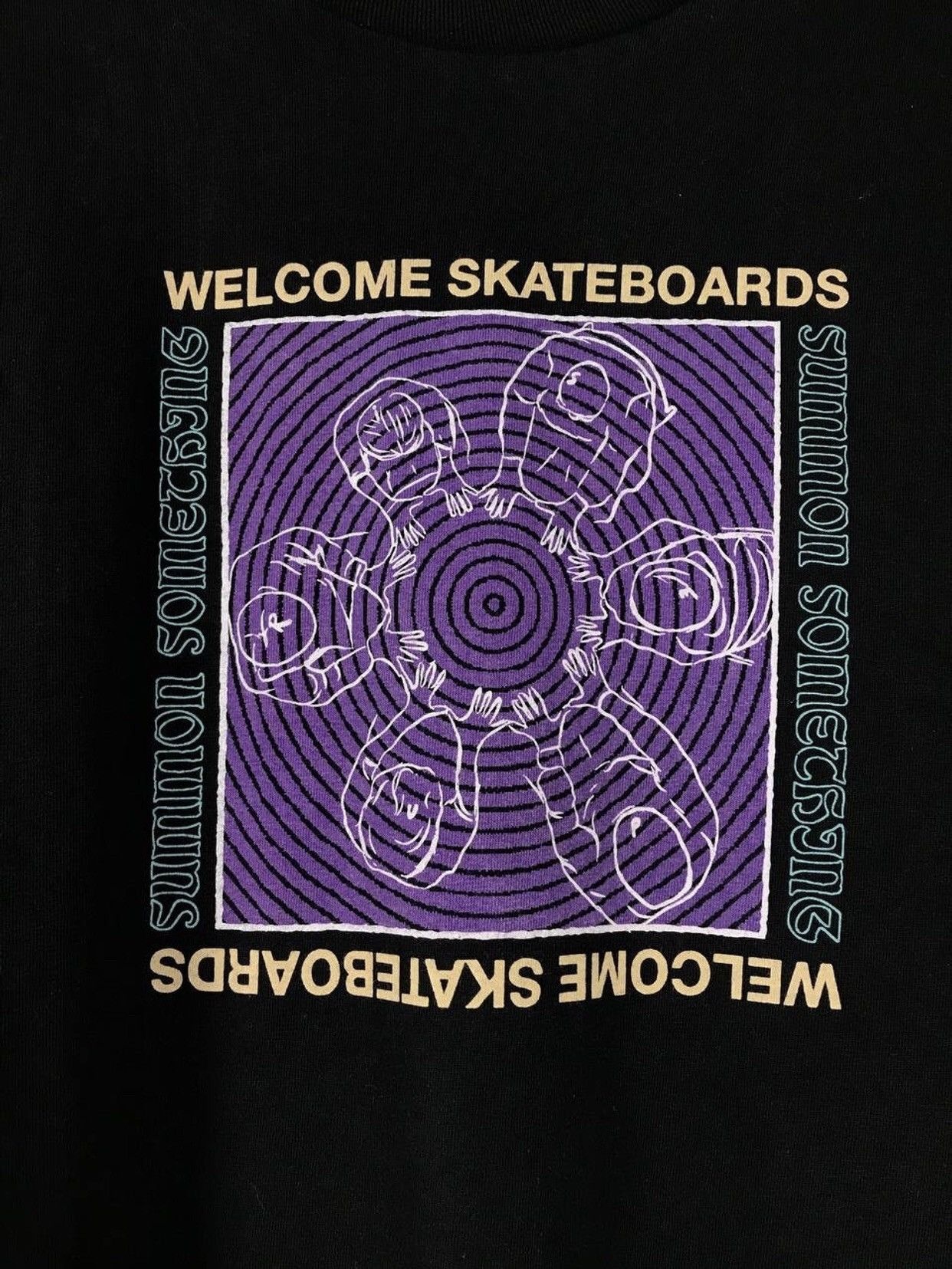 Welcome Skateboards Welcome Skateboards art overprinted longsleeve Size US XL / EU 56 / 4 - 3 Thumbnail