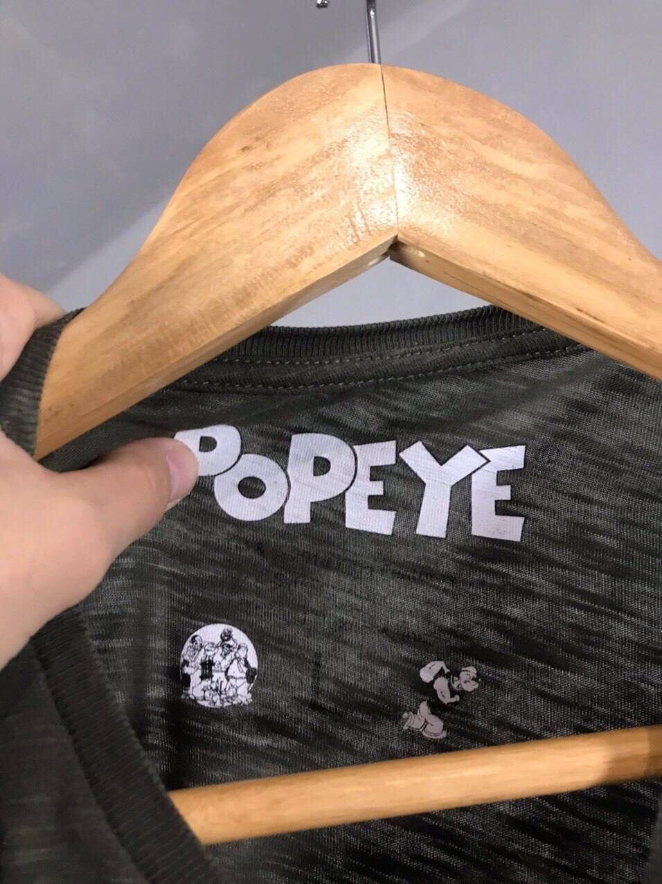 Other Popeye vintage streetwear other green tee movie Size US L / EU 52-54 / 3 - 3 Thumbnail