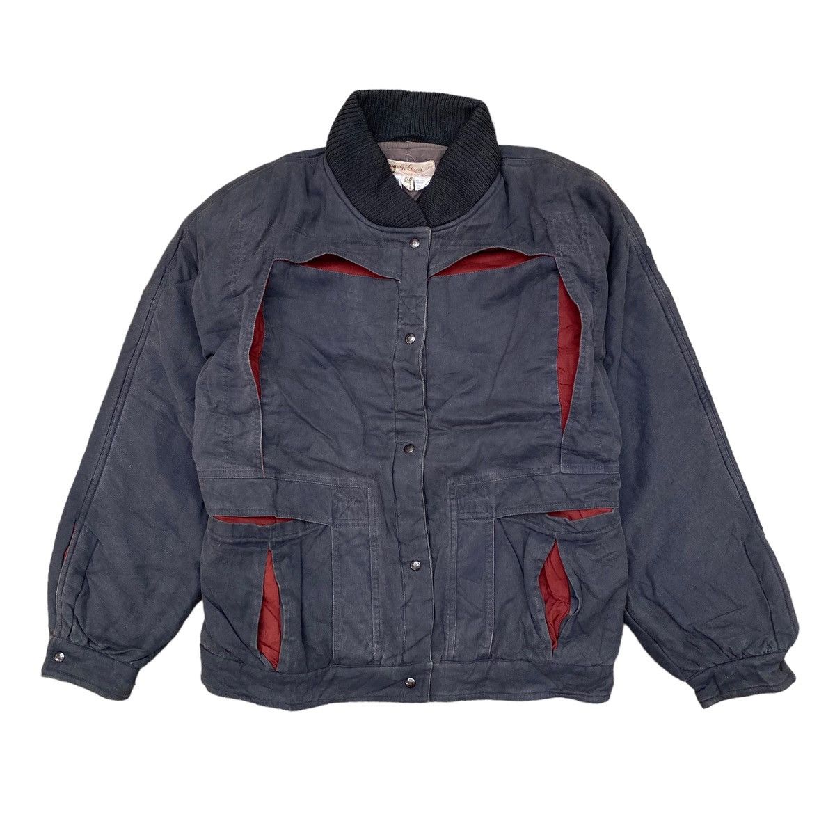 Gucci Vintage 80s Gucci Bomber Jacket Size US M / EU 48-50 / 2 - 1 Thumbnail