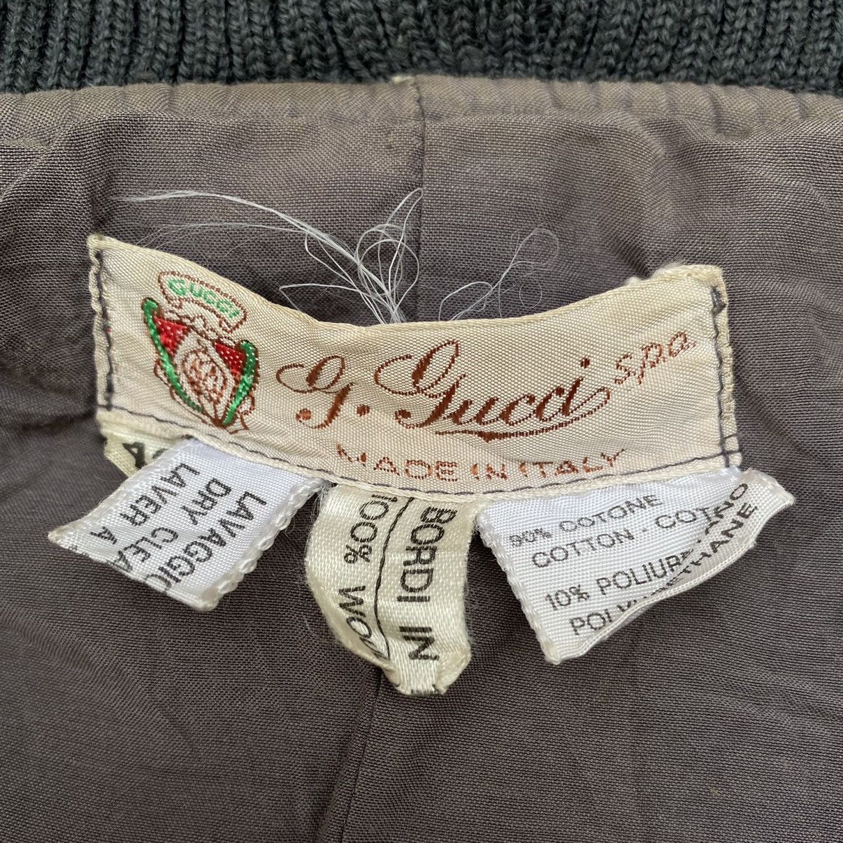 Gucci Vintage 80s Gucci Bomber Jacket Size US M / EU 48-50 / 2 - 10 Thumbnail