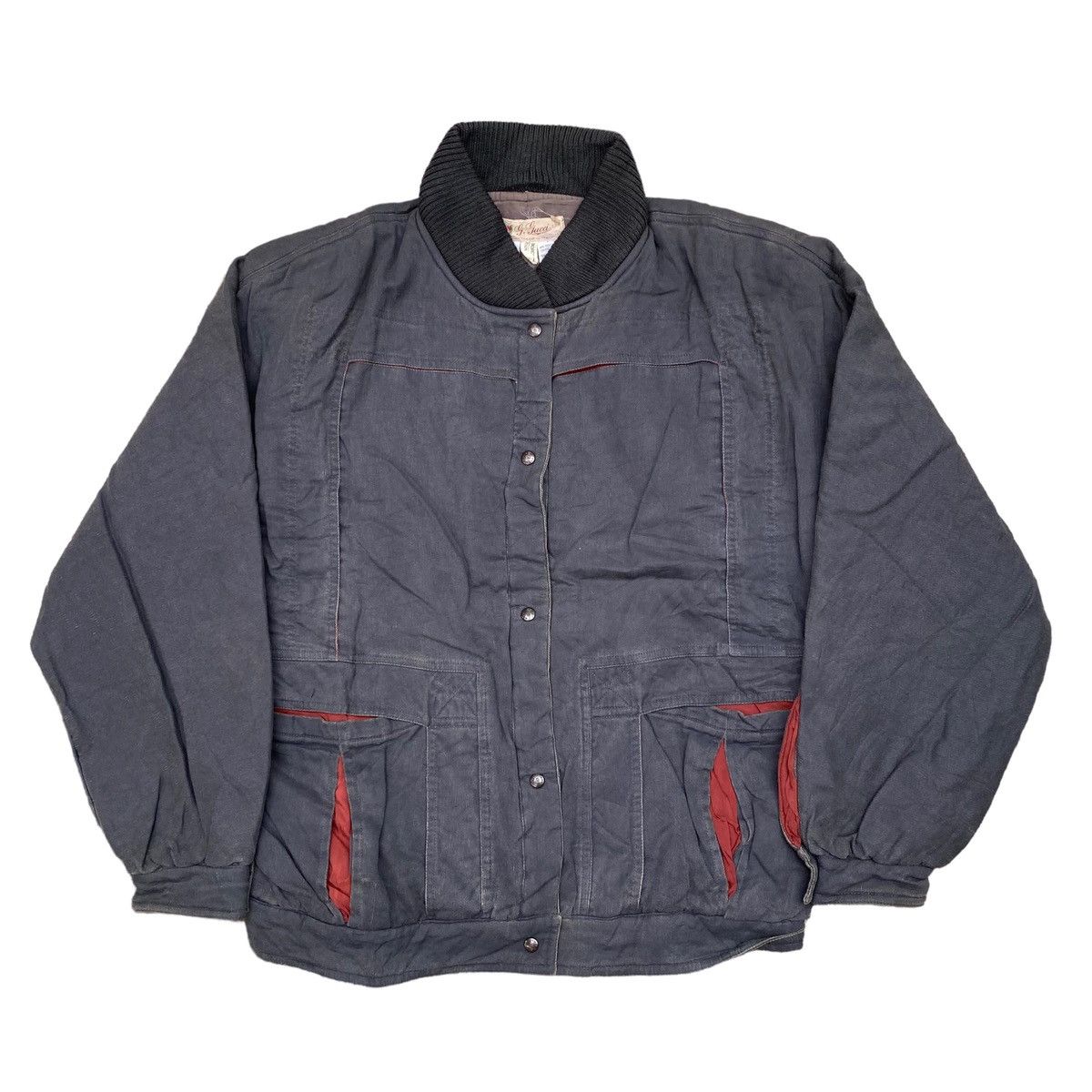 Gucci Vintage 80s Gucci Bomber Jacket Size US M / EU 48-50 / 2 - 4 Thumbnail