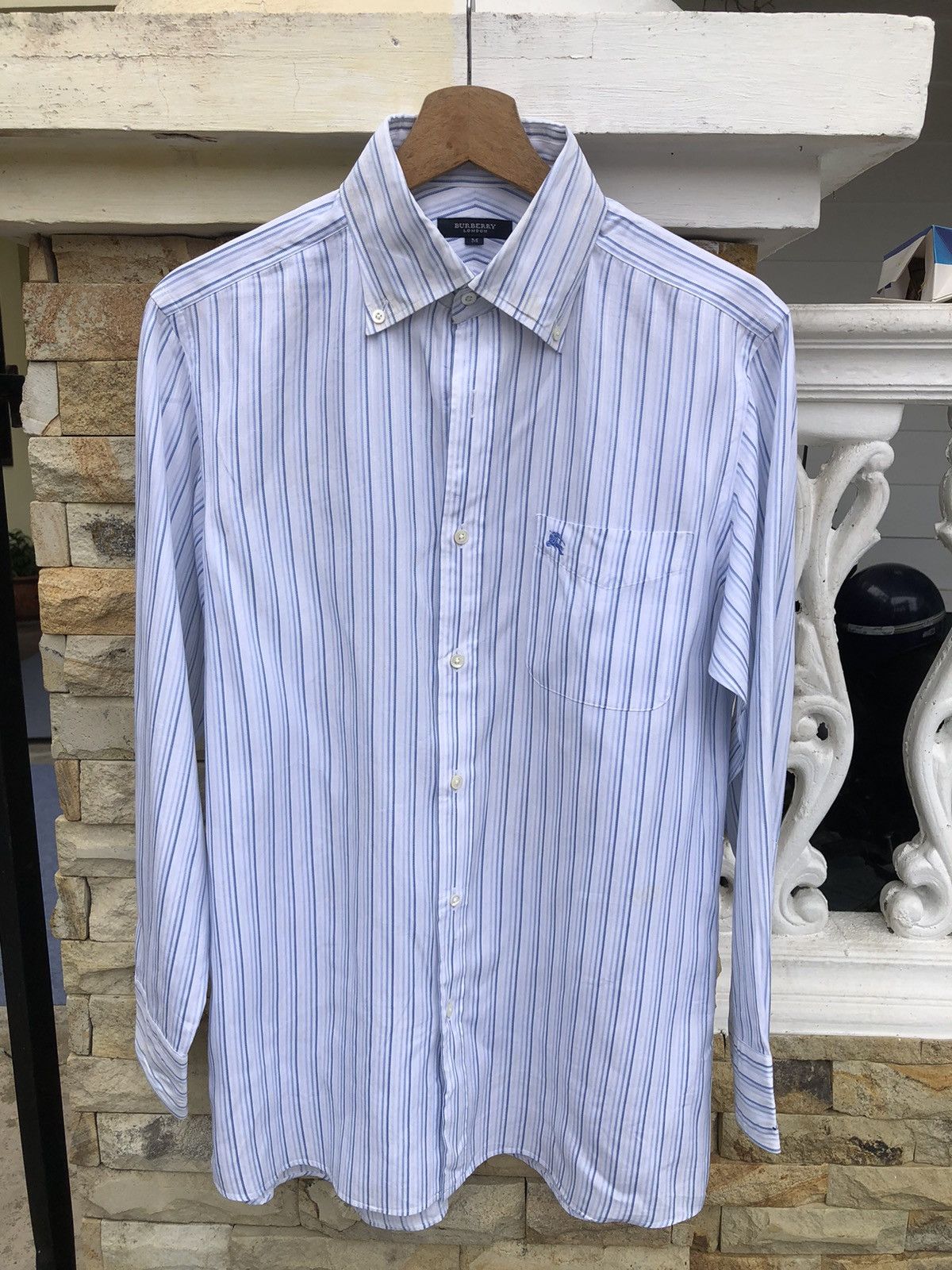 Burberry Last Drop🔥Rare🔥Vintage Burberry London Shirt Size M / US 6-8 / IT 42-44 - 2 Thumbnail