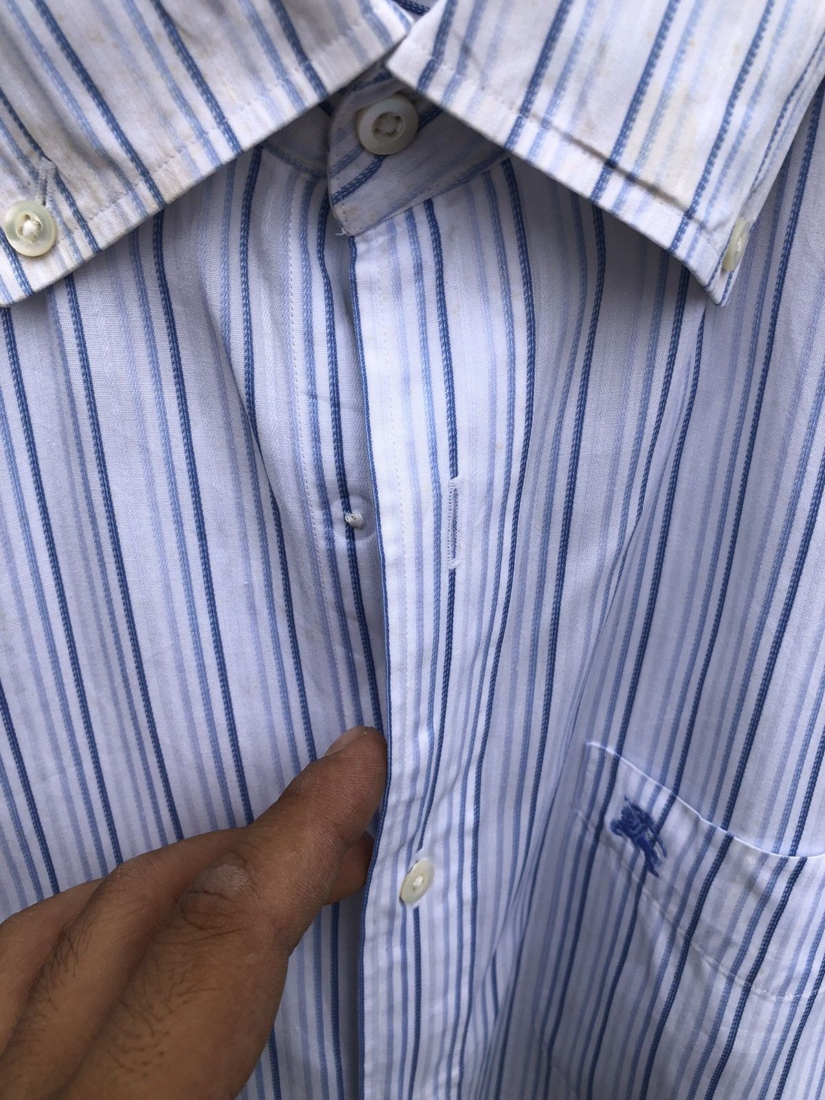Burberry Last Drop🔥Rare🔥Vintage Burberry London Shirt Size M / US 6-8 / IT 42-44 - 7 Thumbnail