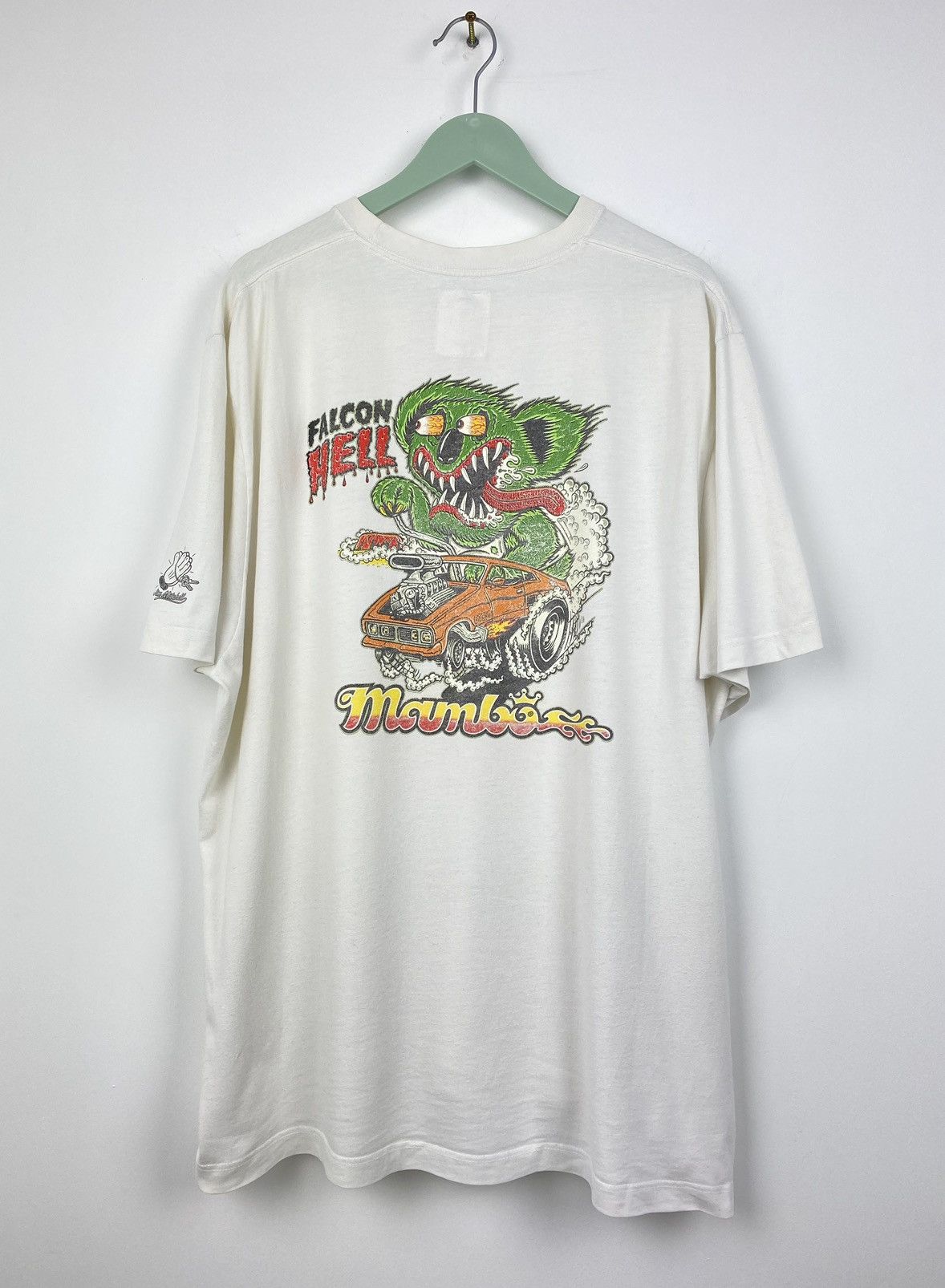 Vintage Mambo Falcon Hell Jim Mitchell Art T Shirt Billabong