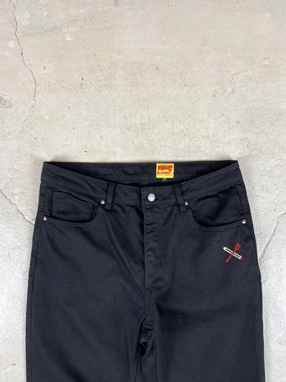 Grailed Vintage Phug Devils Angels Denim Pants Y2K Hype Size US 34 / EU 50 - 4 Thumbnail