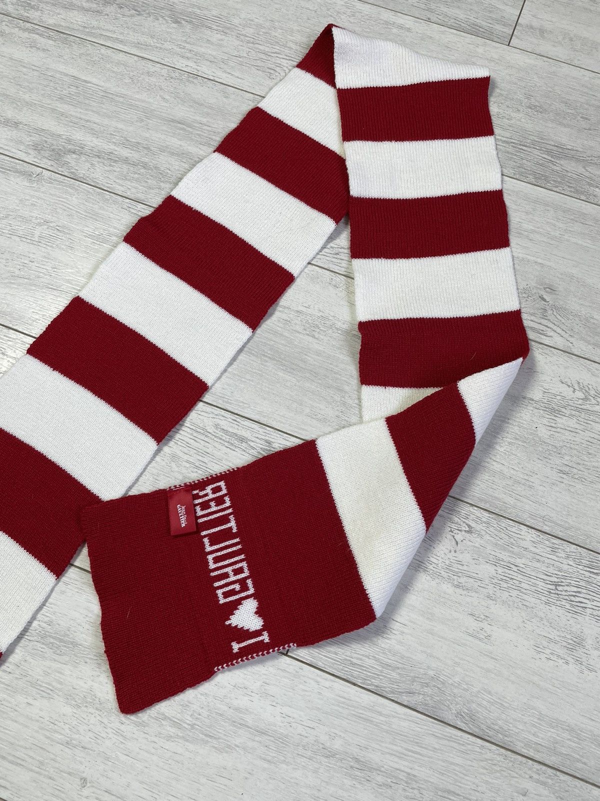 Jean Paul Gaultier × Vintage Vintage Y2K Jean Paul Gaultier Scarf Stripes Streetwear Size ONE SIZE - 3 Thumbnail