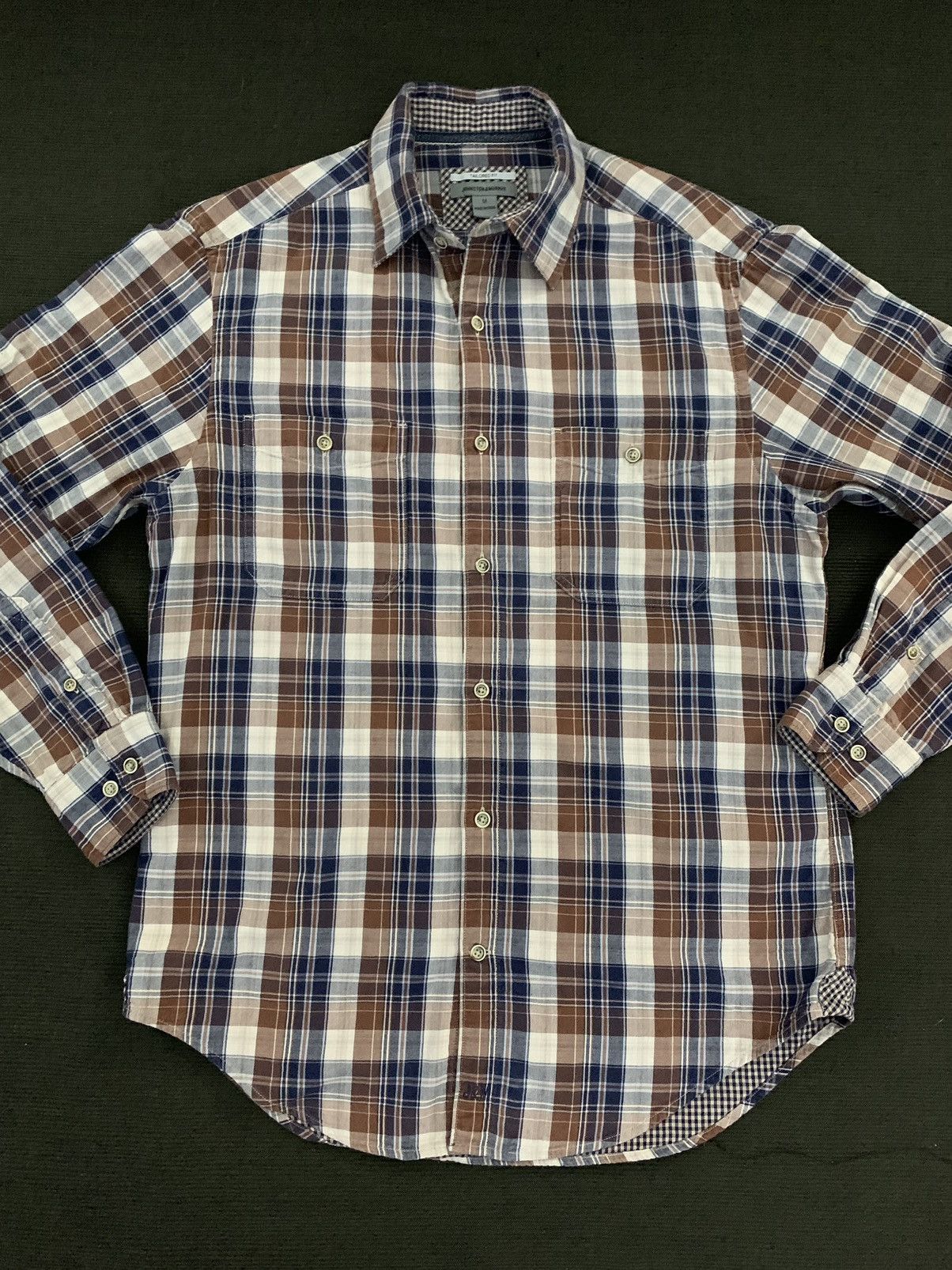 Johnston & Murphy JOHNSTON & MURPHY Tailored Fit Flannel Shirt | Grailed