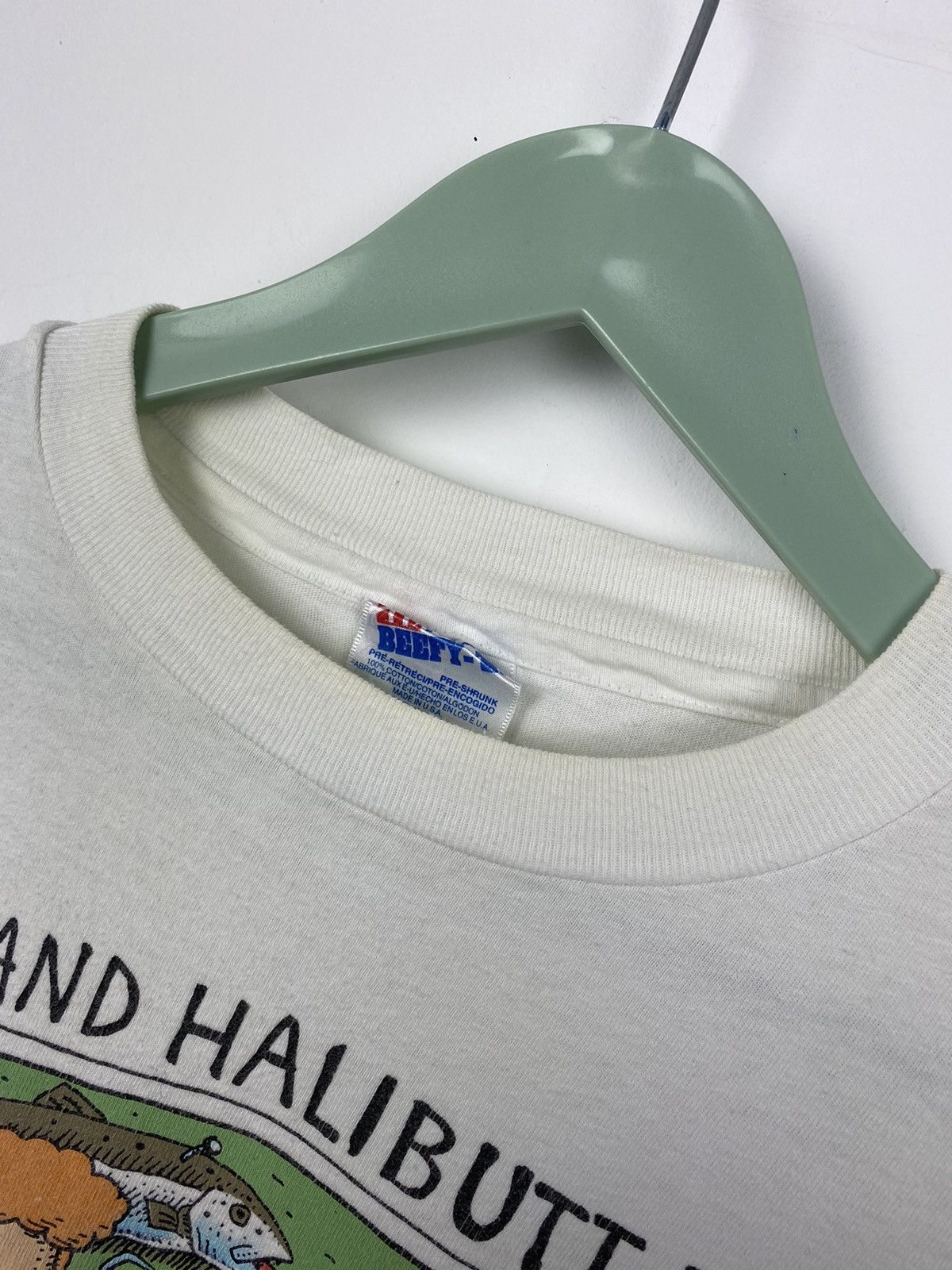 Other 1994 Beavis and Butthead Parody Beaver Halibutthead T Shirt Size US XL / EU 56 / 4 - 12 Thumbnail