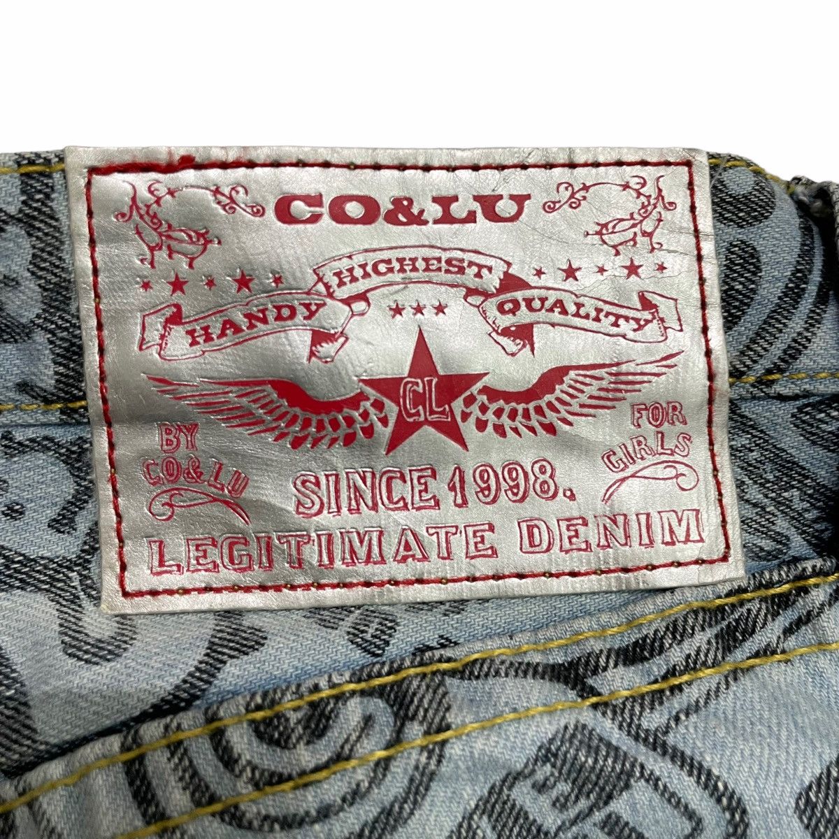 Hysteric Glamour × If Six Was Nine × Seditionaries 💥Japan Co & Lu Printed Denim Inspired Hysteric Glamour Size US 32 / EU 48 - 7 Thumbnail