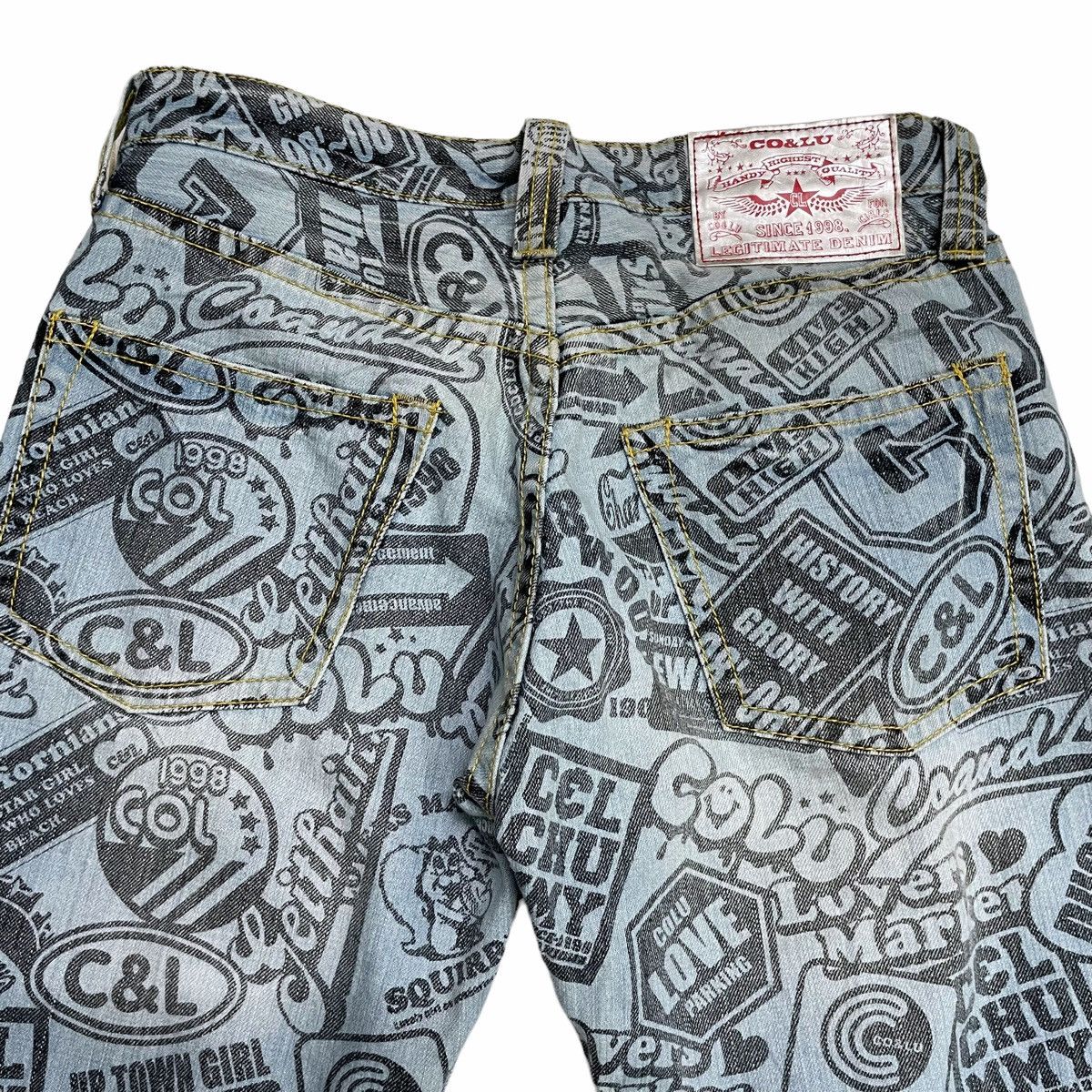 Hysteric Glamour × If Six Was Nine × Seditionaries 💥Japan Co & Lu Printed Denim Inspired Hysteric Glamour Size US 32 / EU 48 - 2 Thumbnail