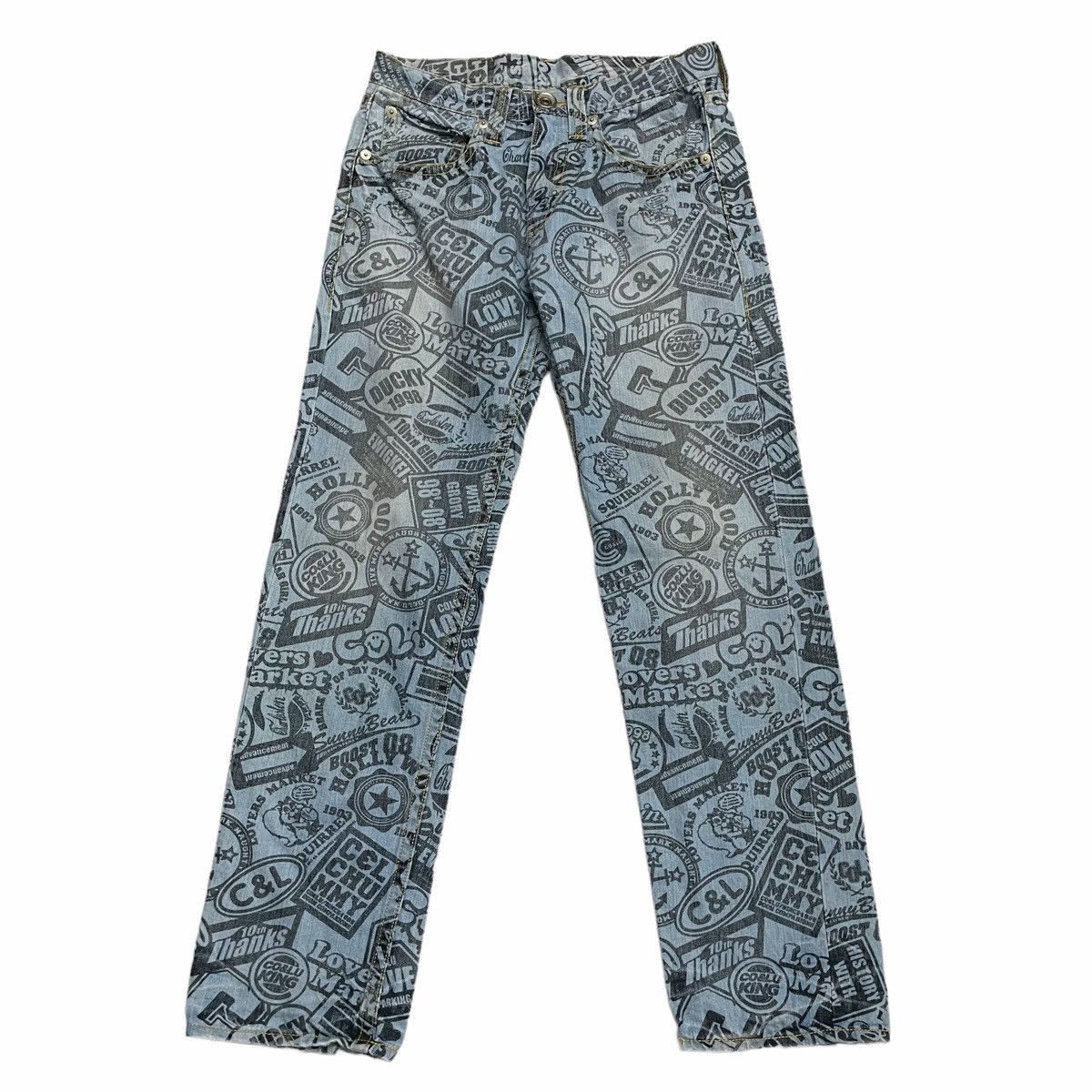 Hysteric Glamour × If Six Was Nine × Seditionaries 💥Japan Co & Lu Printed Denim Inspired Hysteric Glamour Size US 32 / EU 48 - 3 Thumbnail