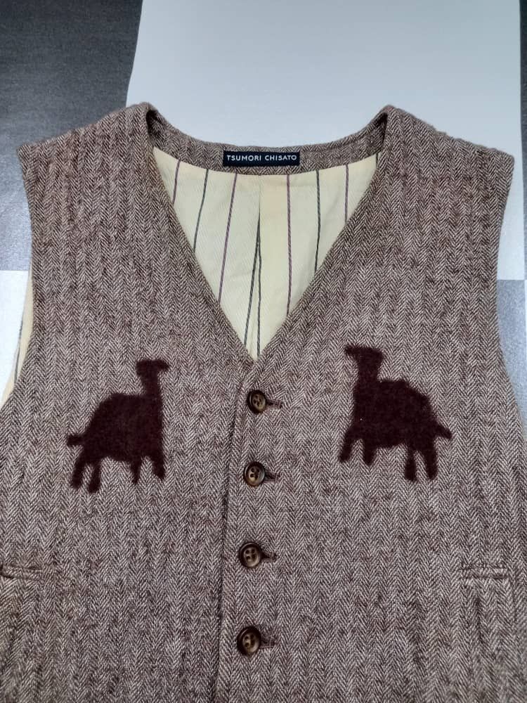 Tsumori Chisato Tsumori Chisato Camel Vest Size M / US 6-8 / IT 42-44 - 7 Thumbnail