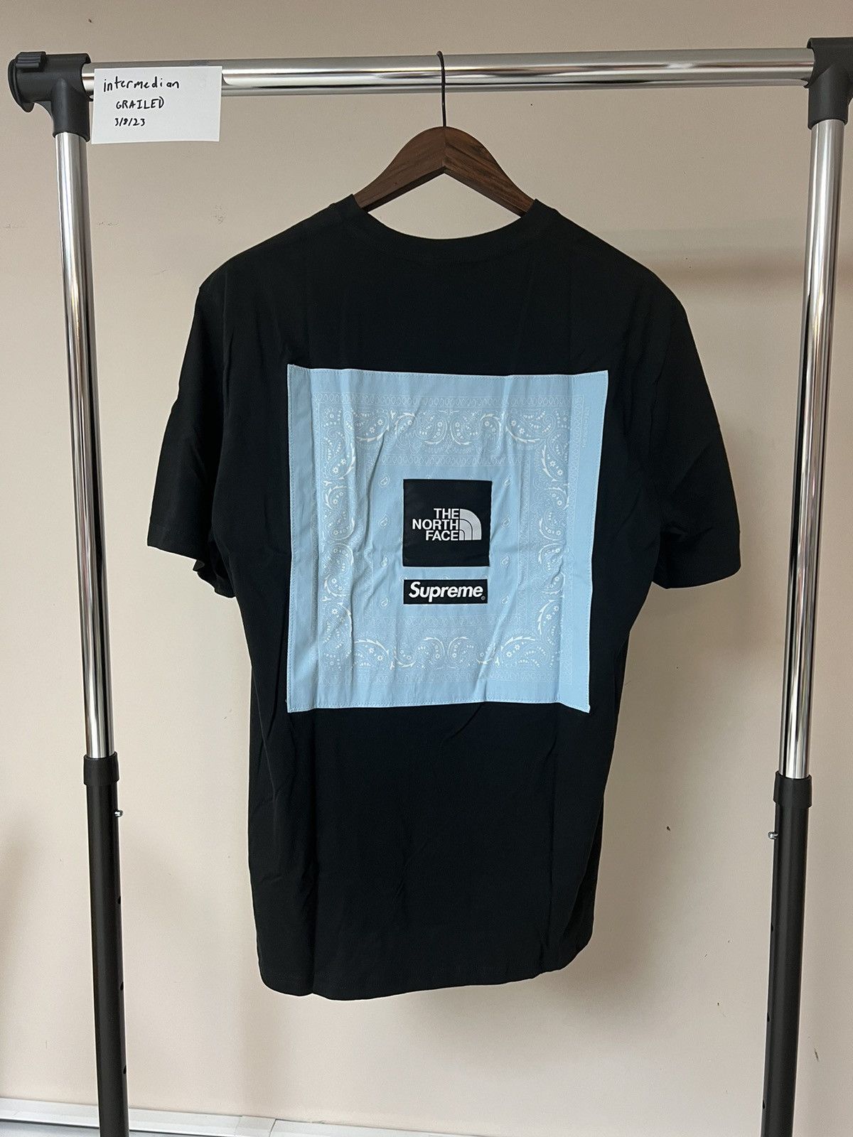 Supreme Supreme The North Face SS22 Bandana Tee Black | Grailed