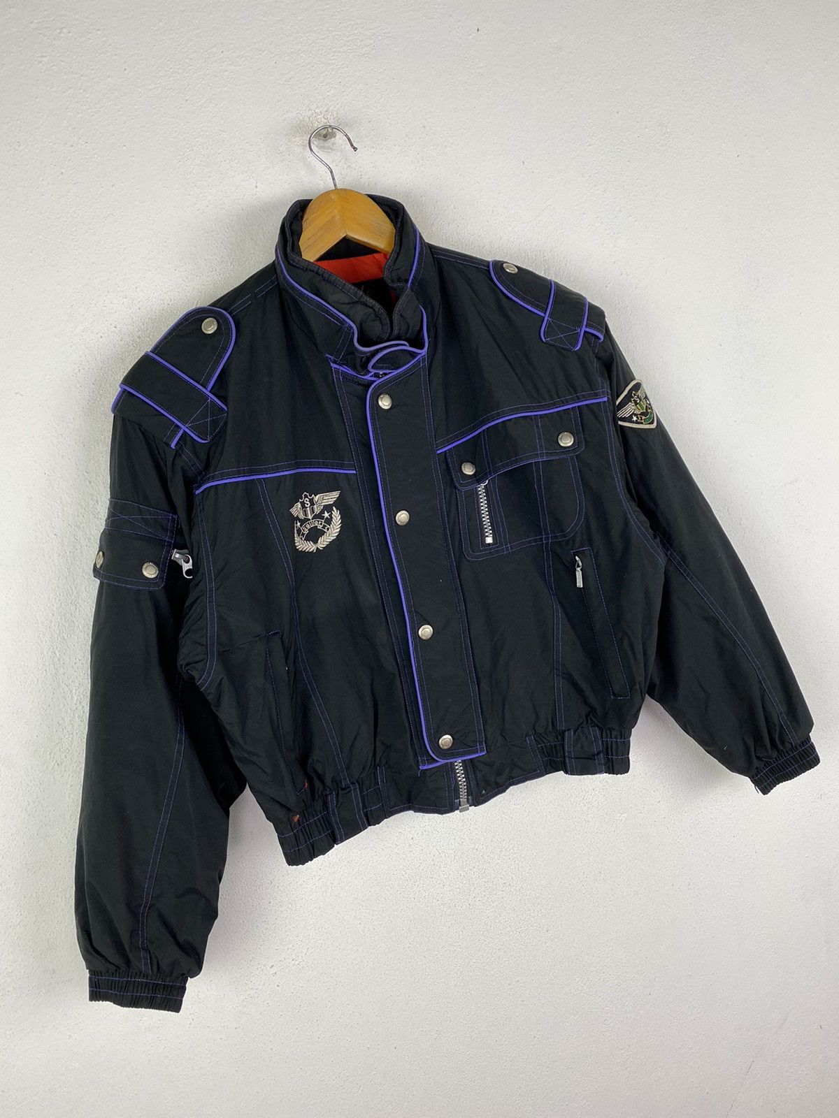 Vintage Vintage Seiler International Bomber Jacket – 1980s Military Size US L / EU 52-54 / 3 - 4 Thumbnail