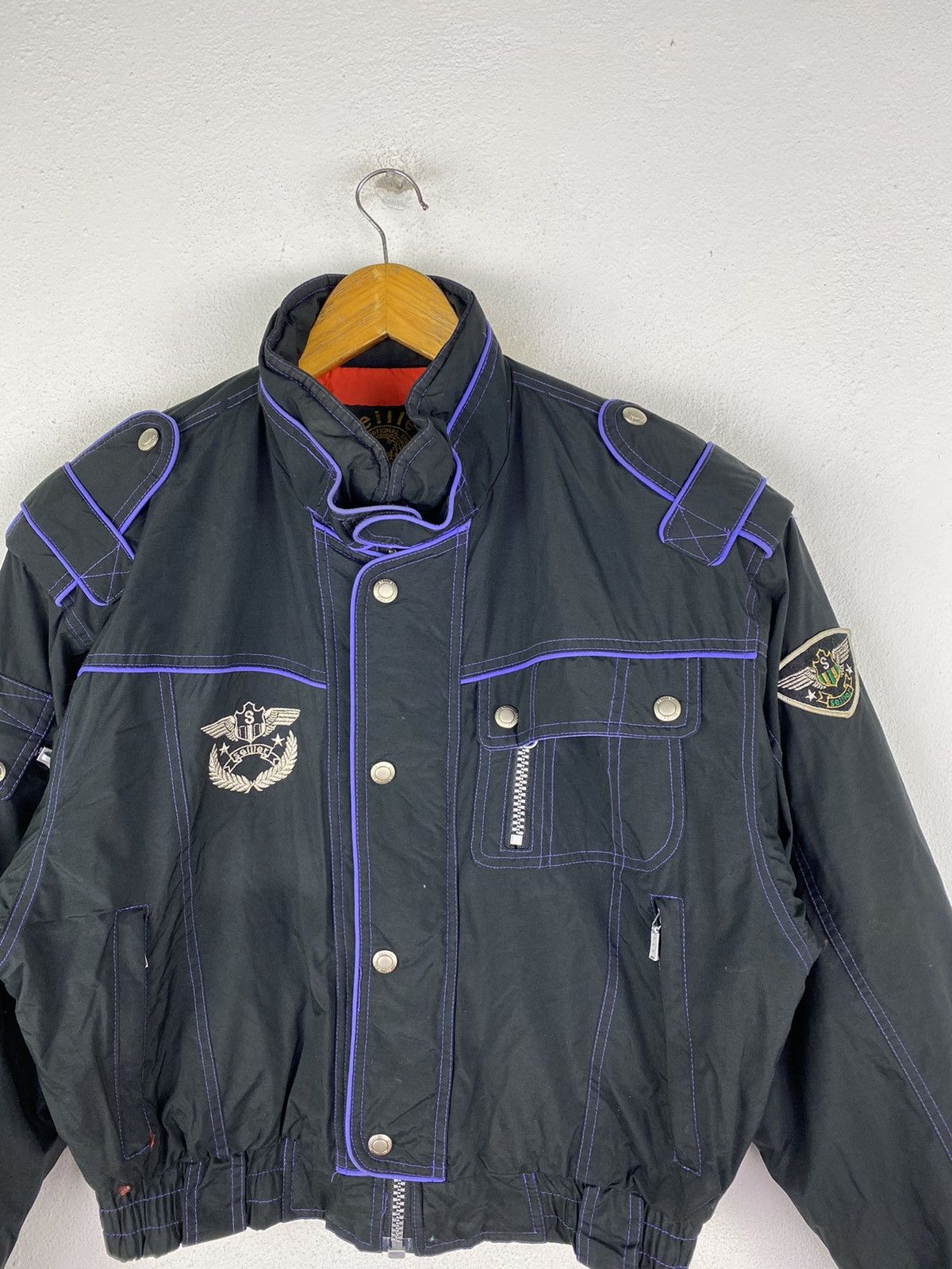 Vintage Vintage Seiler International Bomber Jacket – 1980s Military Size US L / EU 52-54 / 3 - 6 Thumbnail