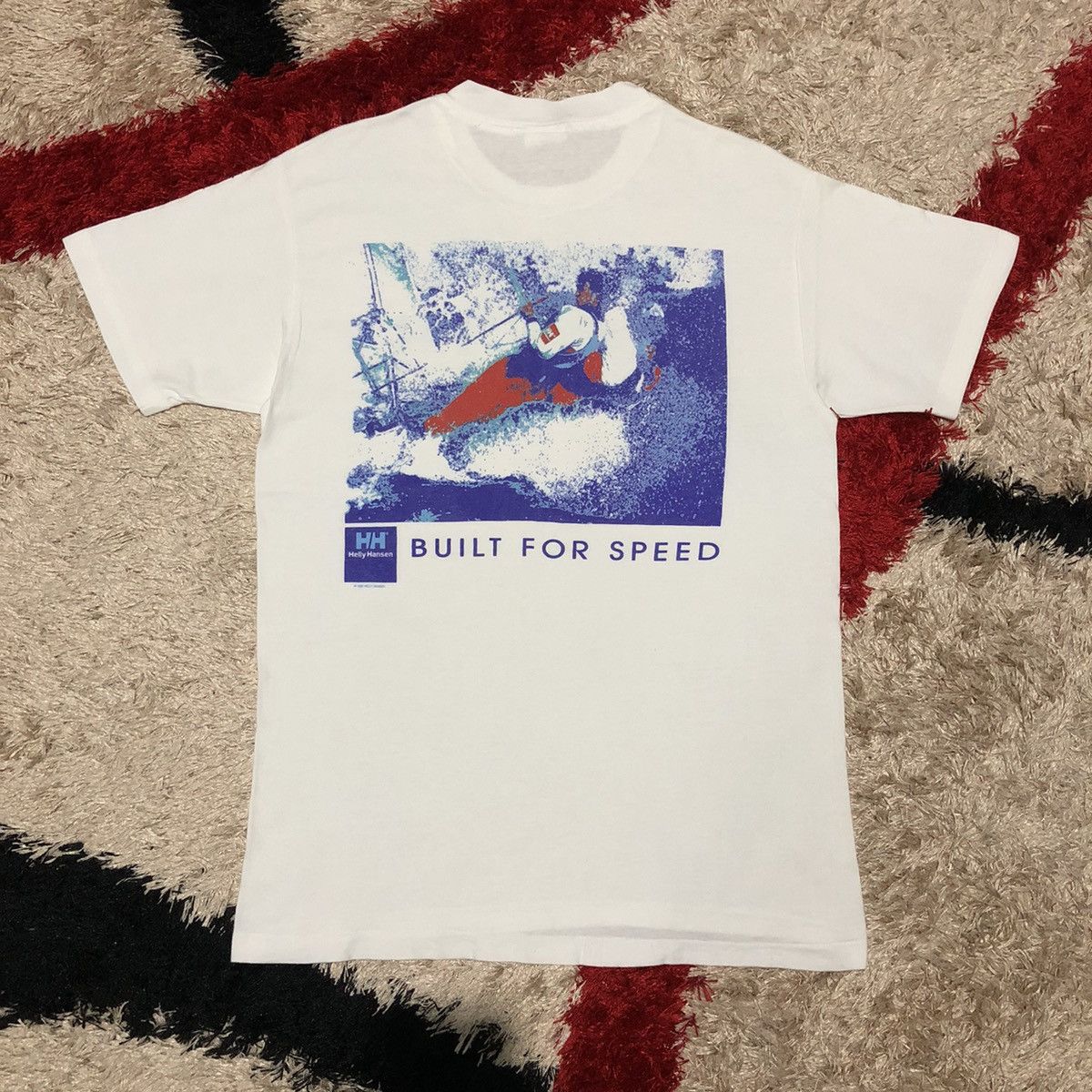 Helly Hansen Rare‼️🔥Vintage Helly Hansen Built For Speed T-Shirt Size US S / EU 44-46 / 1 - 3 Thumbnail