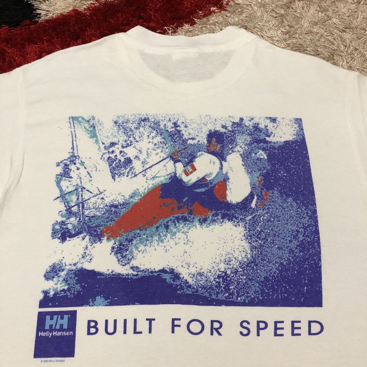 Helly Hansen Rare‼️🔥Vintage Helly Hansen Built For Speed T-Shirt Size US S / EU 44-46 / 1 - 6 Thumbnail