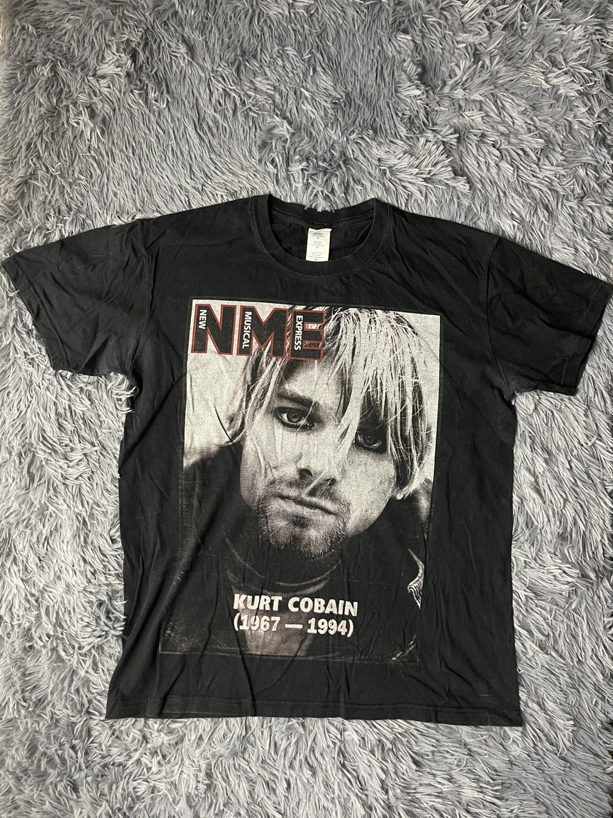 Nirvana × Vintage Kurt Cobain tribute vintage early 00s Y2K t-shirt Size US M / EU 48-50 / 2 - 1 Thumbnail