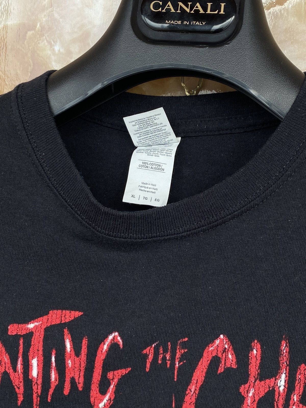 Band Tees × Slayer Slayer Haunting the Chapel print merch black tee t-shirt Size US XL / EU 56 / 4 - 4 Thumbnail