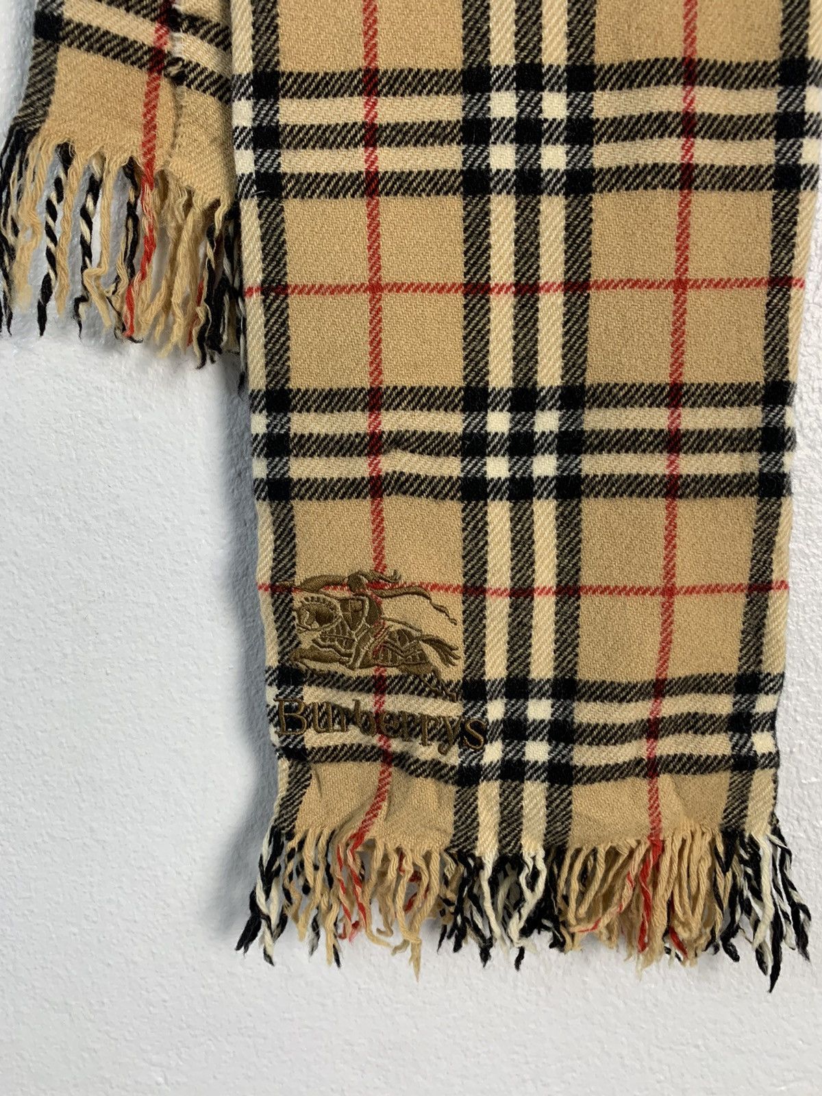 Burberry Vintage Burberrys Nova Check Scarf Size ONE SIZE - 3 Thumbnail