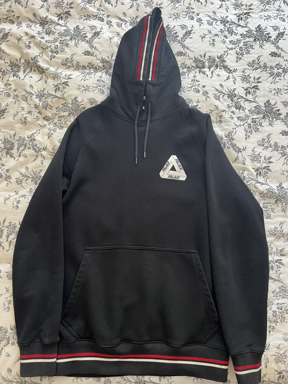 Palace Navy Hoodie | Grailed