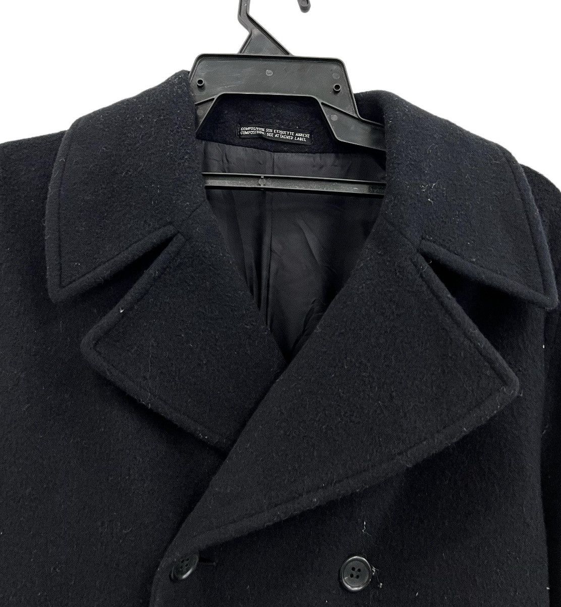 Yohji Yamamoto INED by YOHJI YAMAMOTO Black Wool Japanese Brand Coat Jacket Size US M / EU 48-50 / 2 - 3 Thumbnail