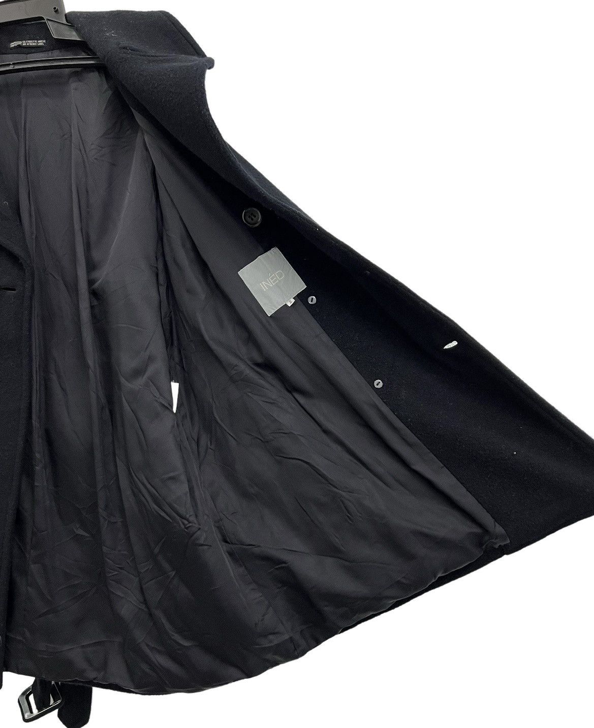 Yohji Yamamoto INED by YOHJI YAMAMOTO Black Wool Japanese Brand Coat Jacket Size US M / EU 48-50 / 2 - 8 Thumbnail
