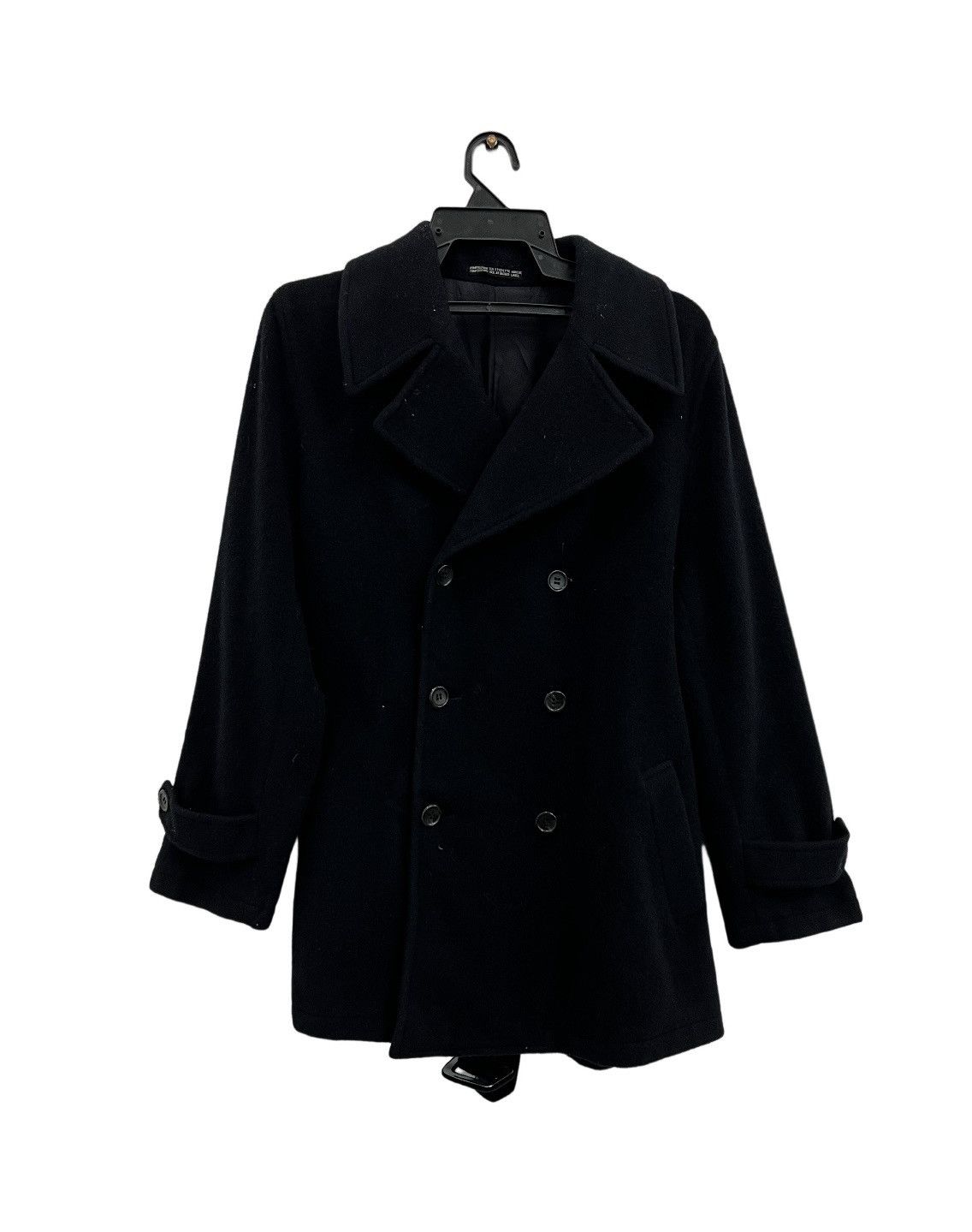 Yohji Yamamoto INED by YOHJI YAMAMOTO Black Wool Japanese Brand Coat Jacket Size US M / EU 48-50 / 2 - 1 Thumbnail
